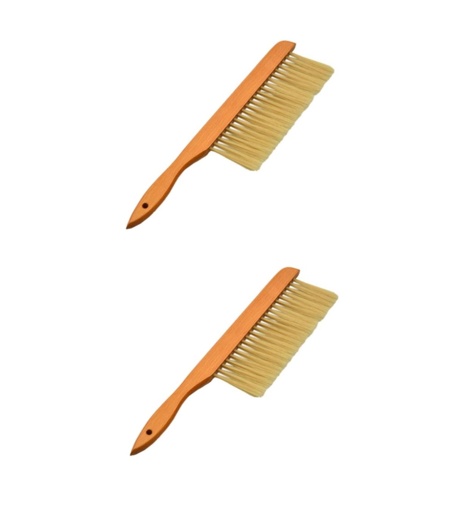 Ipetboom 2 Pcs Bee Sweep Brush Bee Hive Brush Wooden Brush Beekeeper Tool Single Row Cleaning Brush 40*10cmx2pcs Picture 1x2pcs - Buy Online on GoSupps.com
