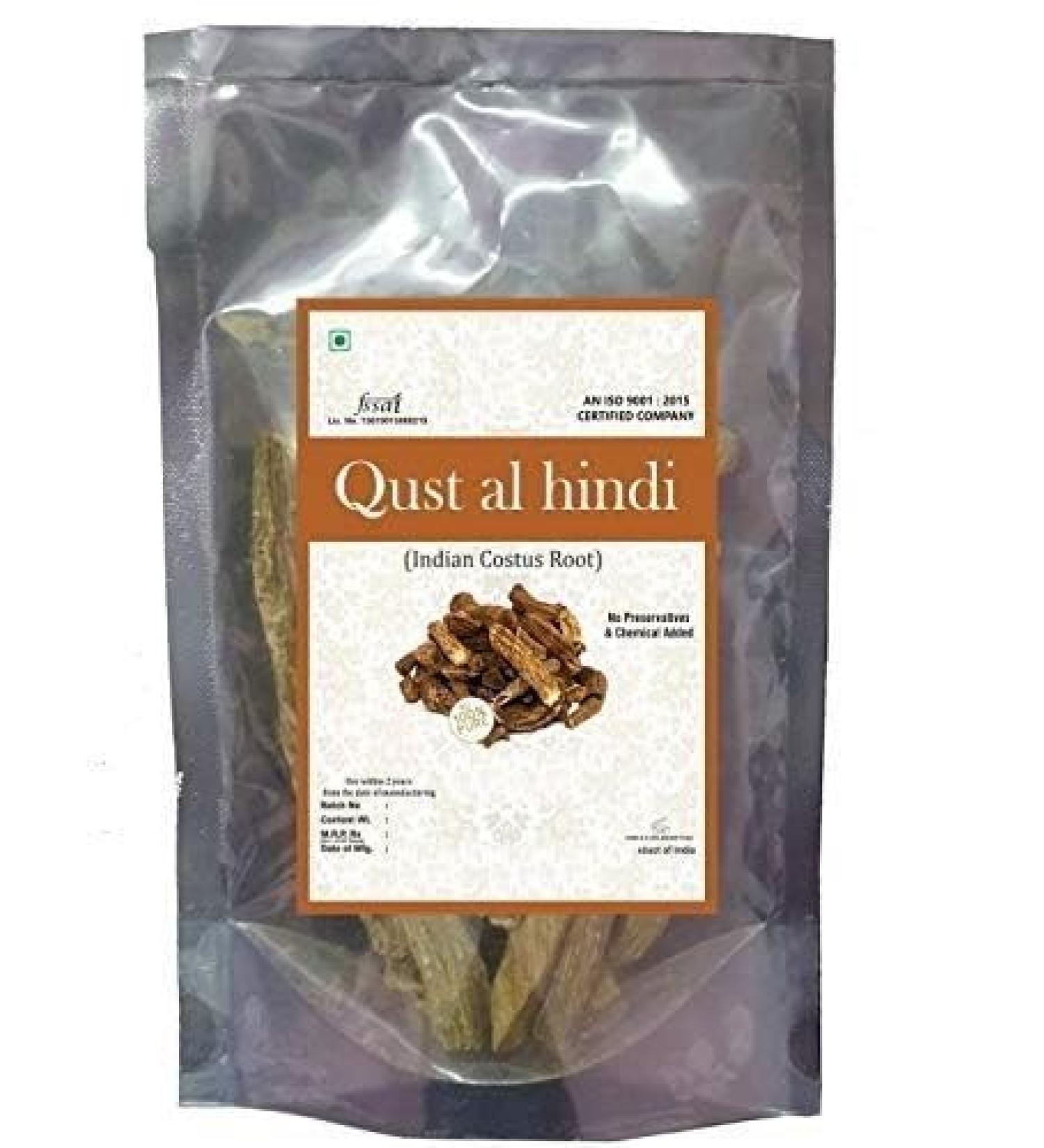 JEVR qust al Hindi (Indian costus root) 100g (unpowdered)