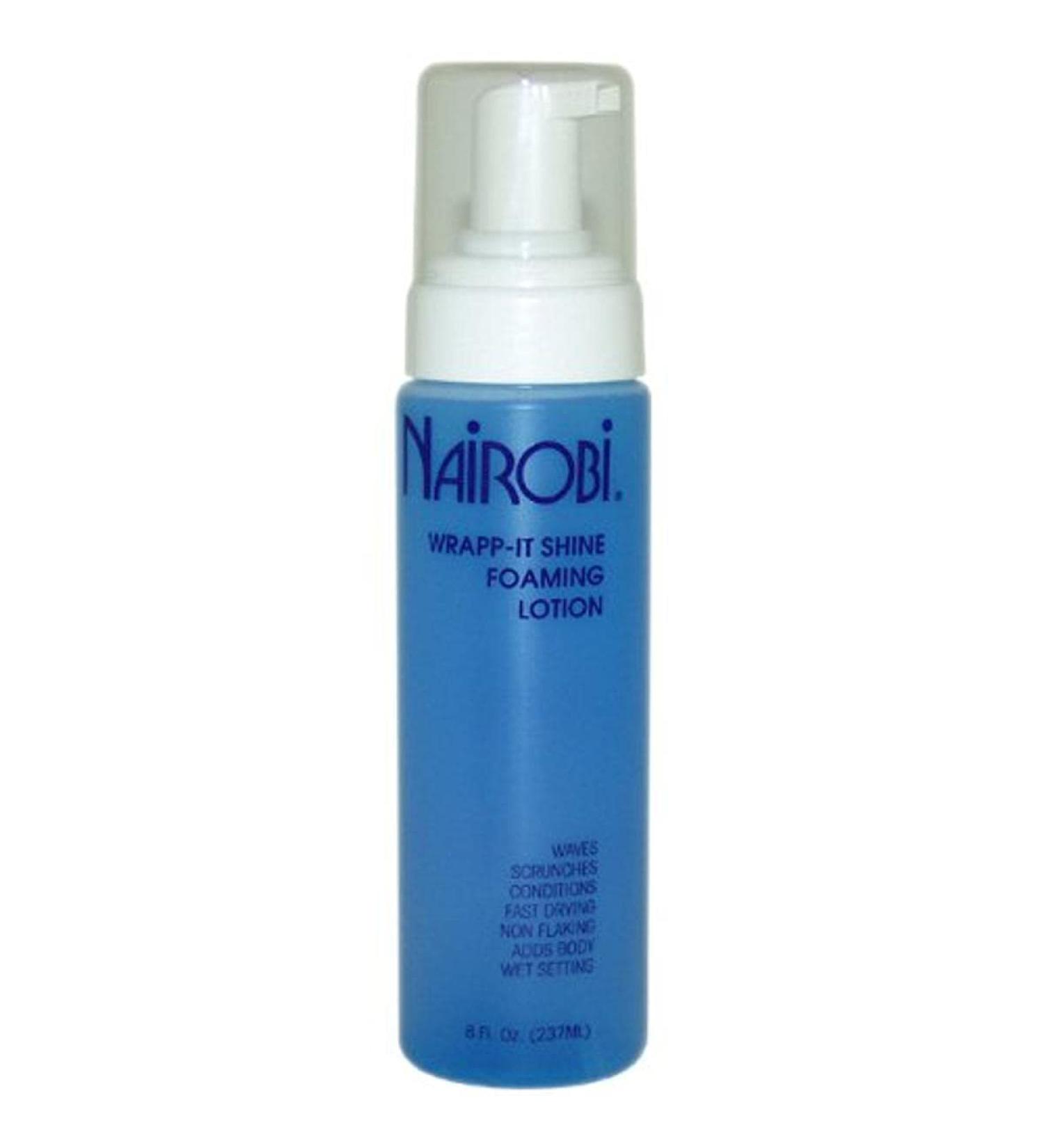 Nairobi Wrapp-It Shine Foaming Lotion, 8 Ounce 8 Ounce (Pack of 1)