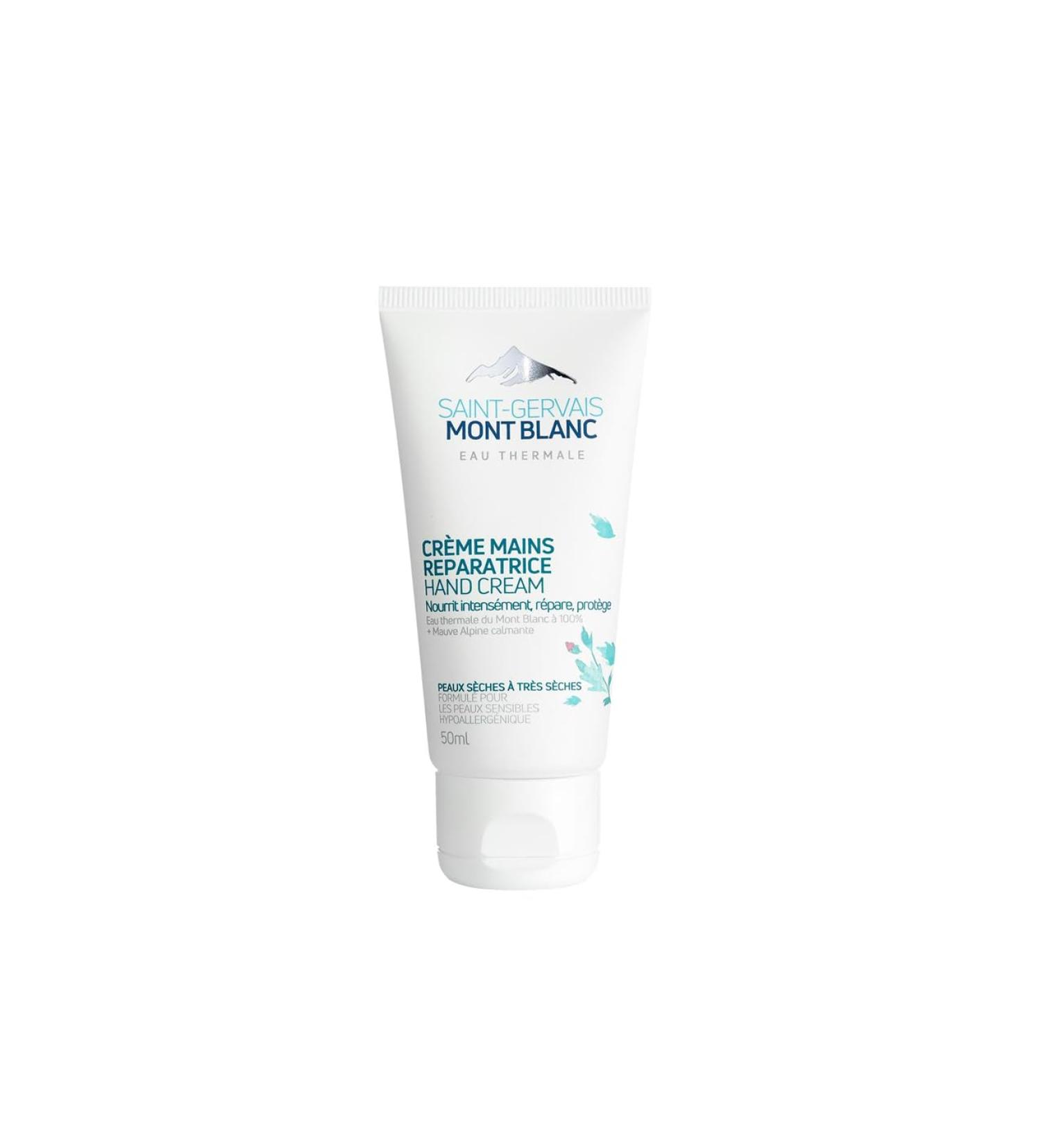 Saint-Gervais Mont Blanc - Protective and Repairing Hand Cream with Mont Blanc Thermal Spring Water - Dry Skin - 50ml - Buy Online on GoSupps.com