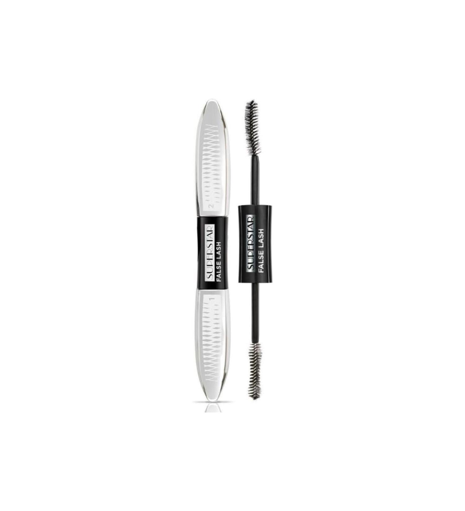 L'Or al Paris False Lash Superstar Mascara - Black Black 1 ml (1 pack)