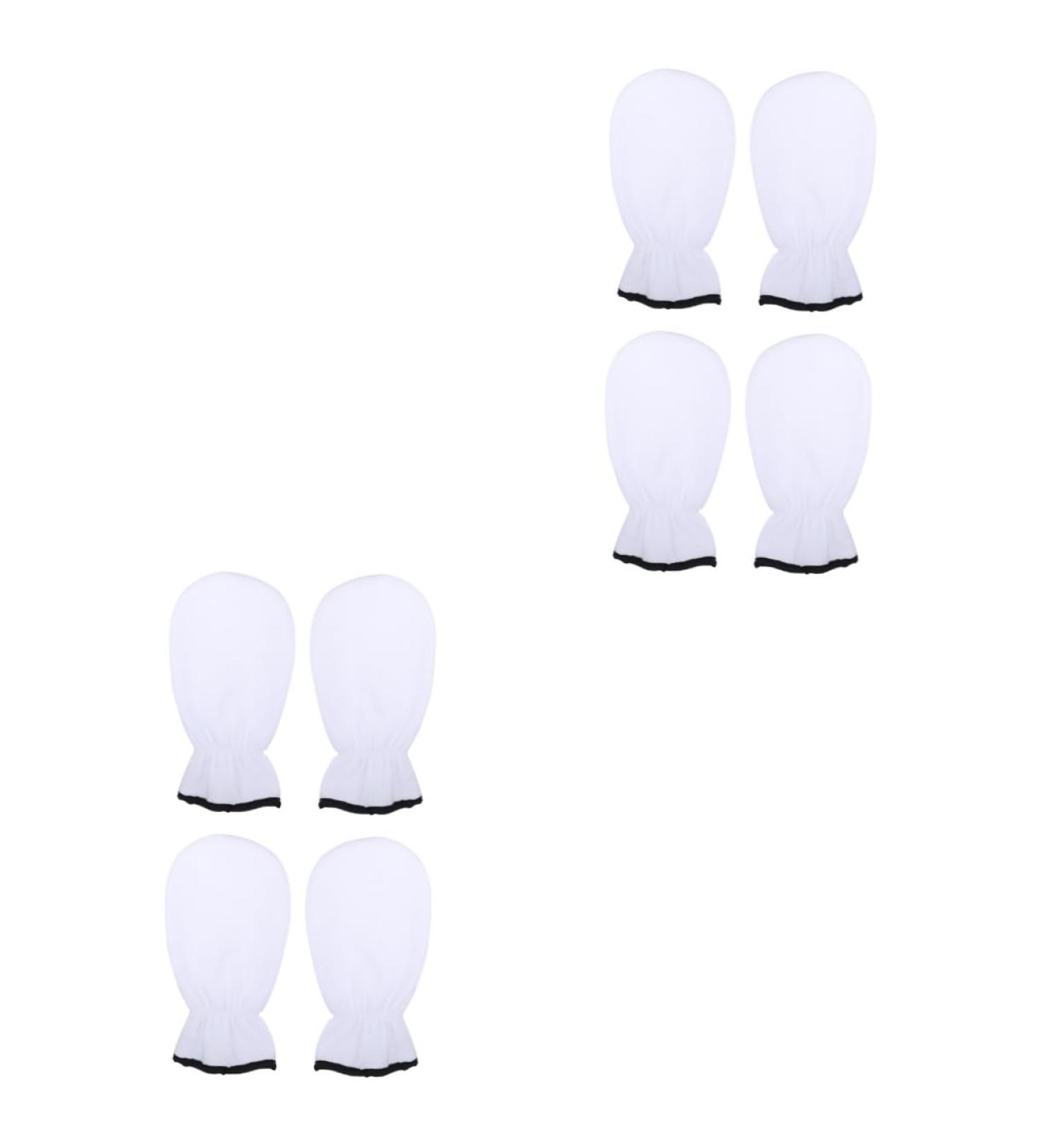 minkissy 4 Pairs Maintenance Care Gloves Paraffin Wax Warmer Insulated Mitts Paraffin Bath Mitt Wax Bags Cracked Hand Gloves Hand Kit White Polyester Beam Port Miss Cotton Gloves - Buy Online on GoSupps.com