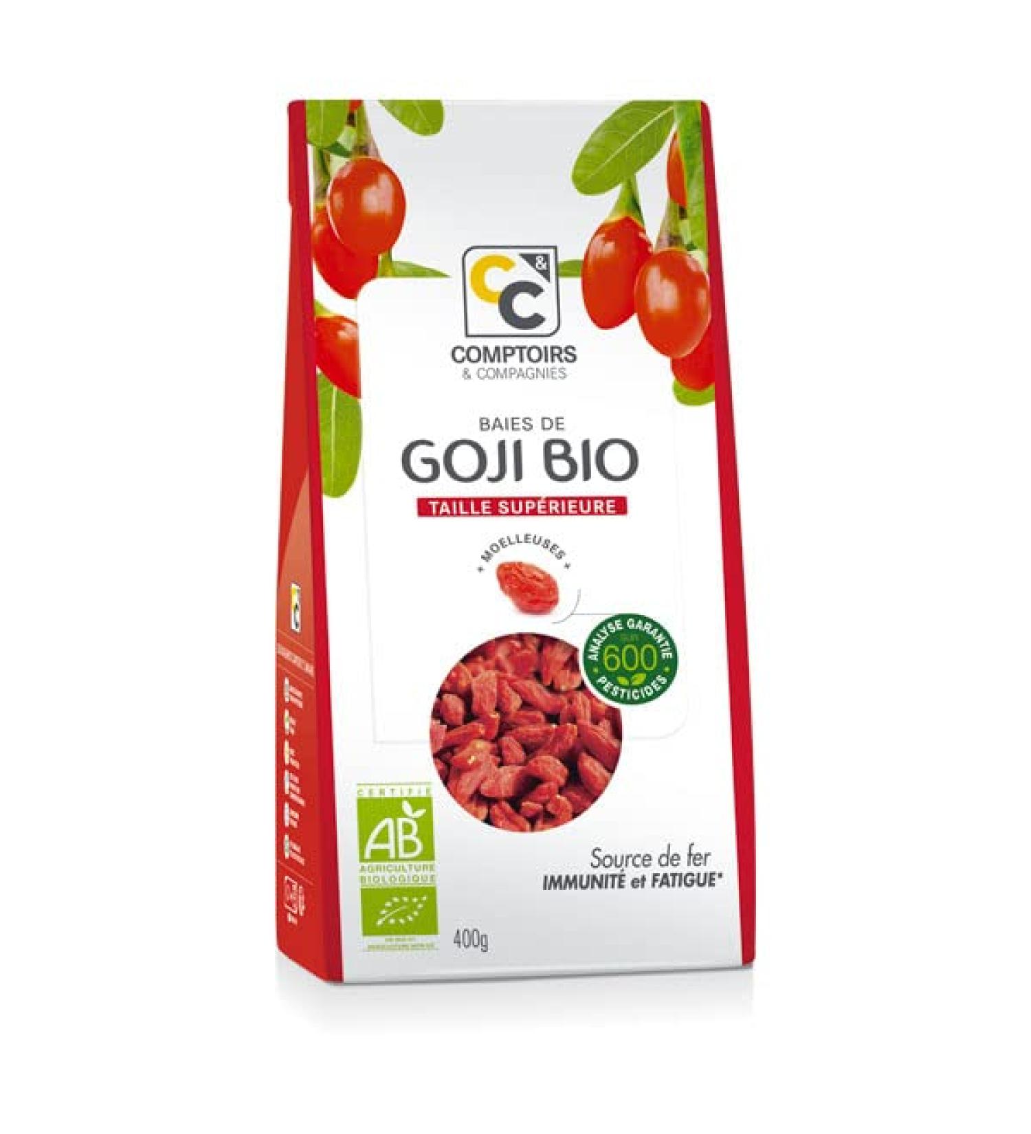 Comptoirs et Compagnies Organic Goji Berries from Tibet 400 g Pack of 1 - Buy Online on GoSupps.com