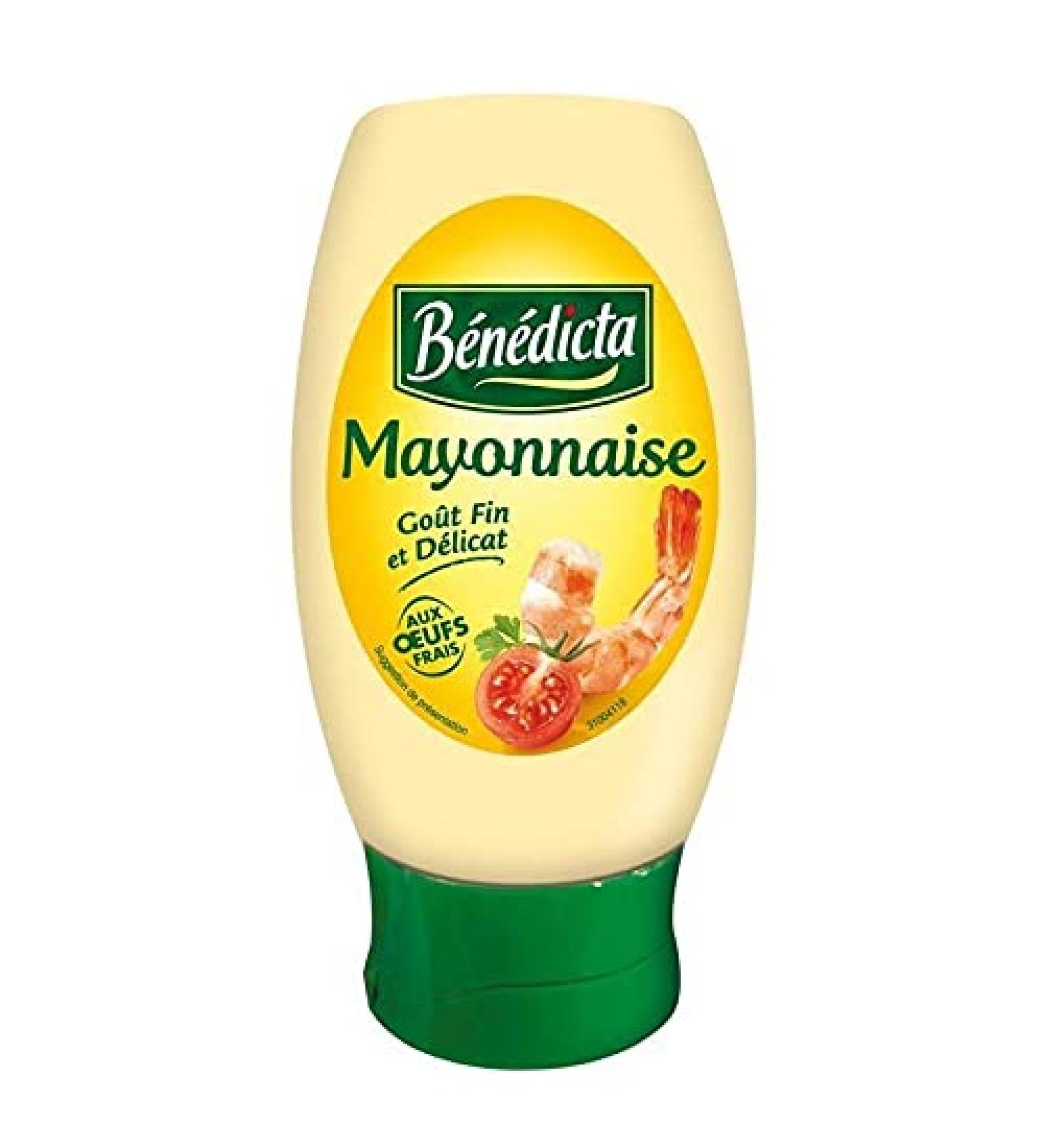 Bénédicta Mayonnaise Goût Fin et Délicat aux Oeufs Frais 235g (lot de 6)