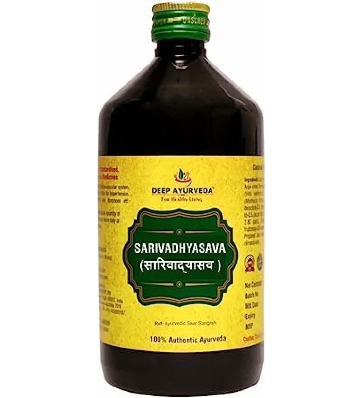 YONO Sarivadyasava | Beneficial in Blood Purification and Skin Disorders | 450 ml Pack