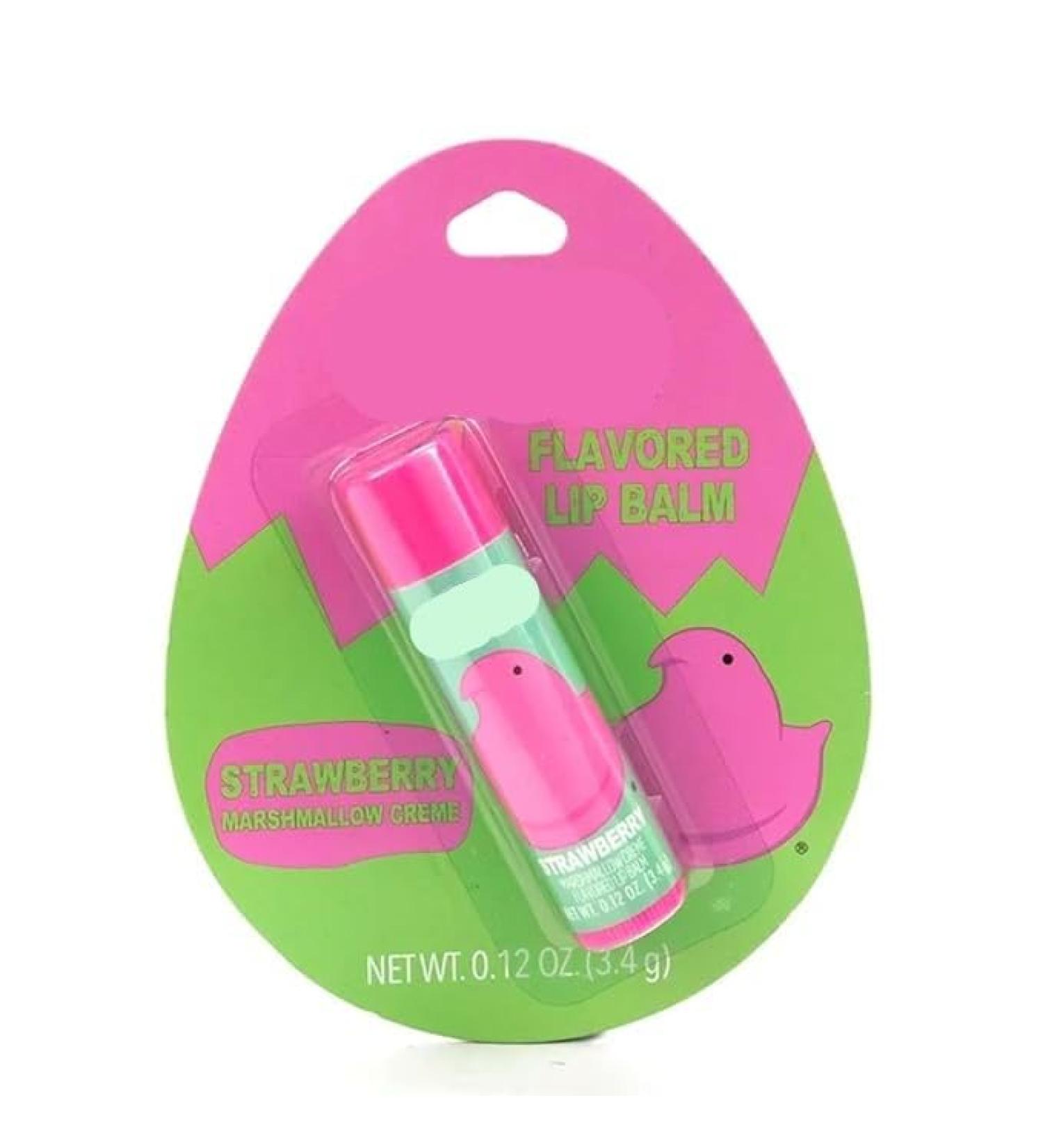 Easter Bunny Candy Flavored Lip Balm - Strawberry Marshmallow Creme - Net Wt. 0.12 oz / 3.4 g
