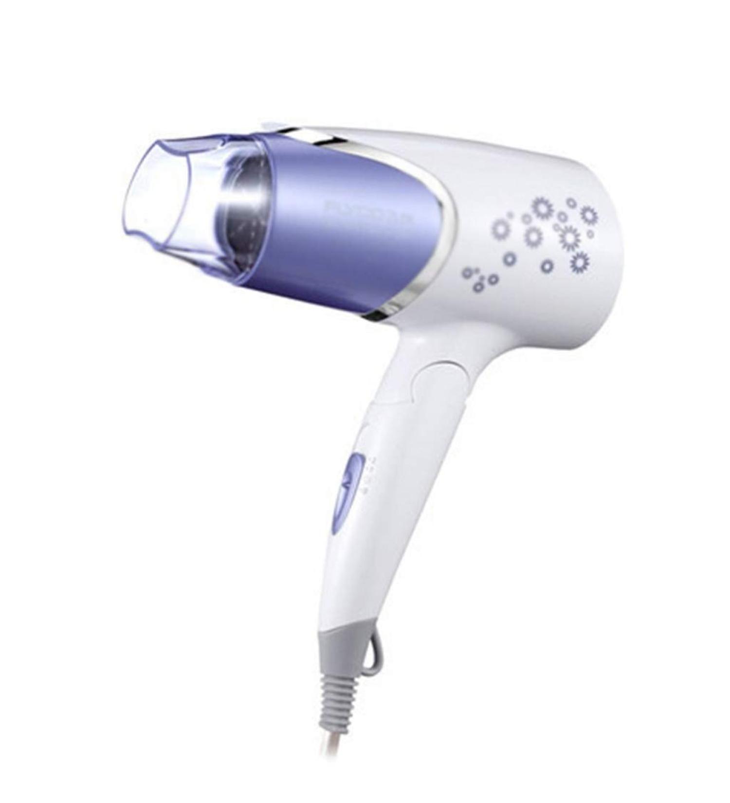 ADITAM 1200 Watt Compact Hair Dryer with Folding Handle Dual Voltage Travel Hair Dryer Double The Comfort - Buy Online on GoSupps.com