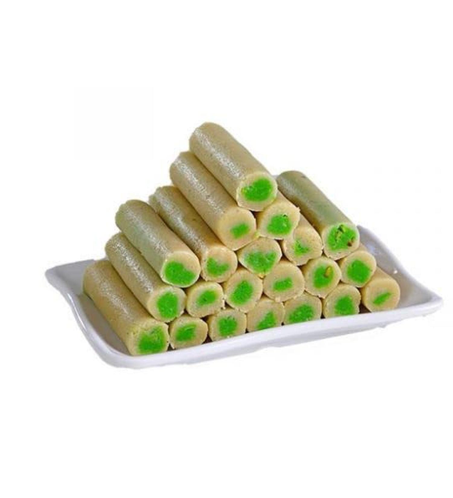 Kaju Roll 2.5kg Indian Traditional Sweet Best Gift For All Ocasion Diwali Holi New year Raksha Bandan Ganesh chaturthi