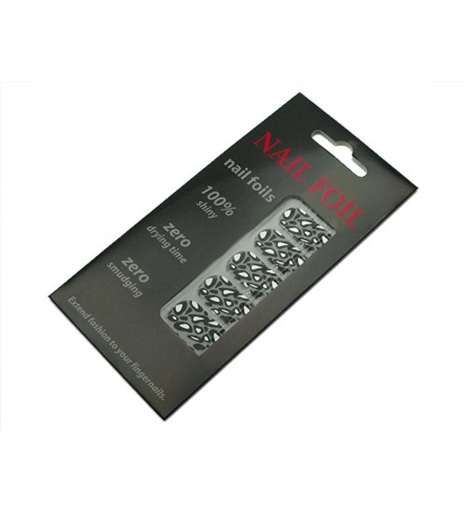 Self-adhesive nail foil Stone Camouflage