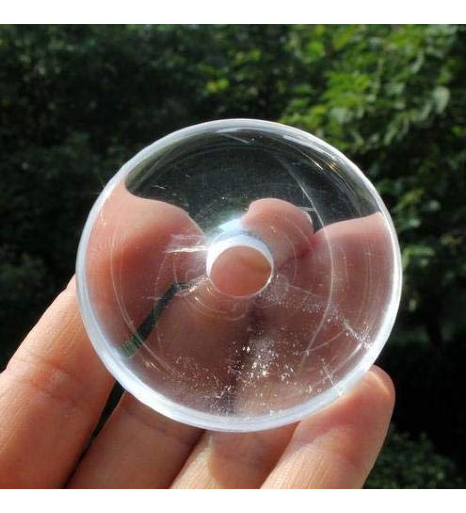 559mm Water Clear Quartz Natural Crystal Traffic Circle 49g JZIGTDEM - Buy Online on GoSupps.com