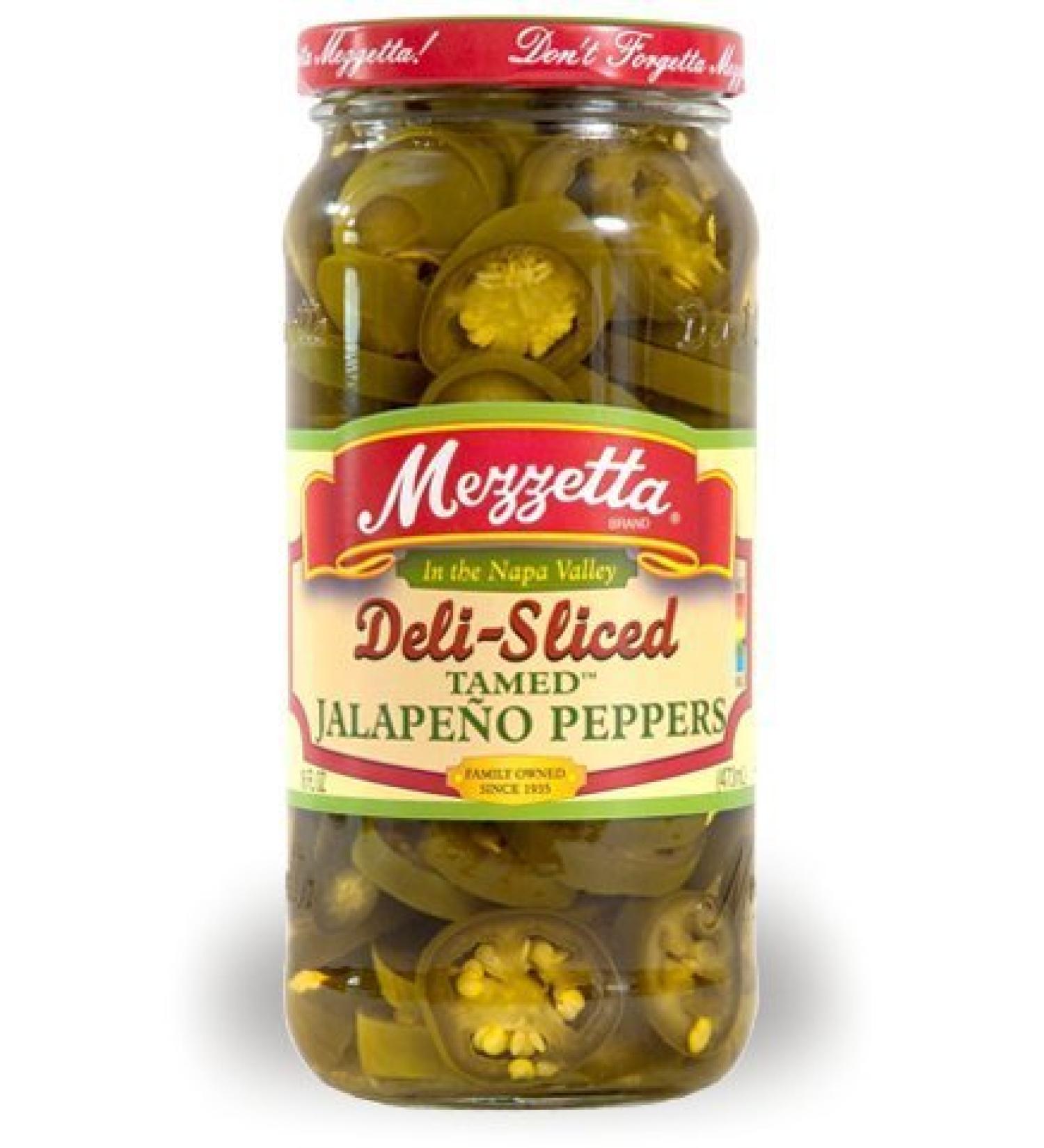 Mezzetta Sliced Tamed Jalape o Peppers 473ml