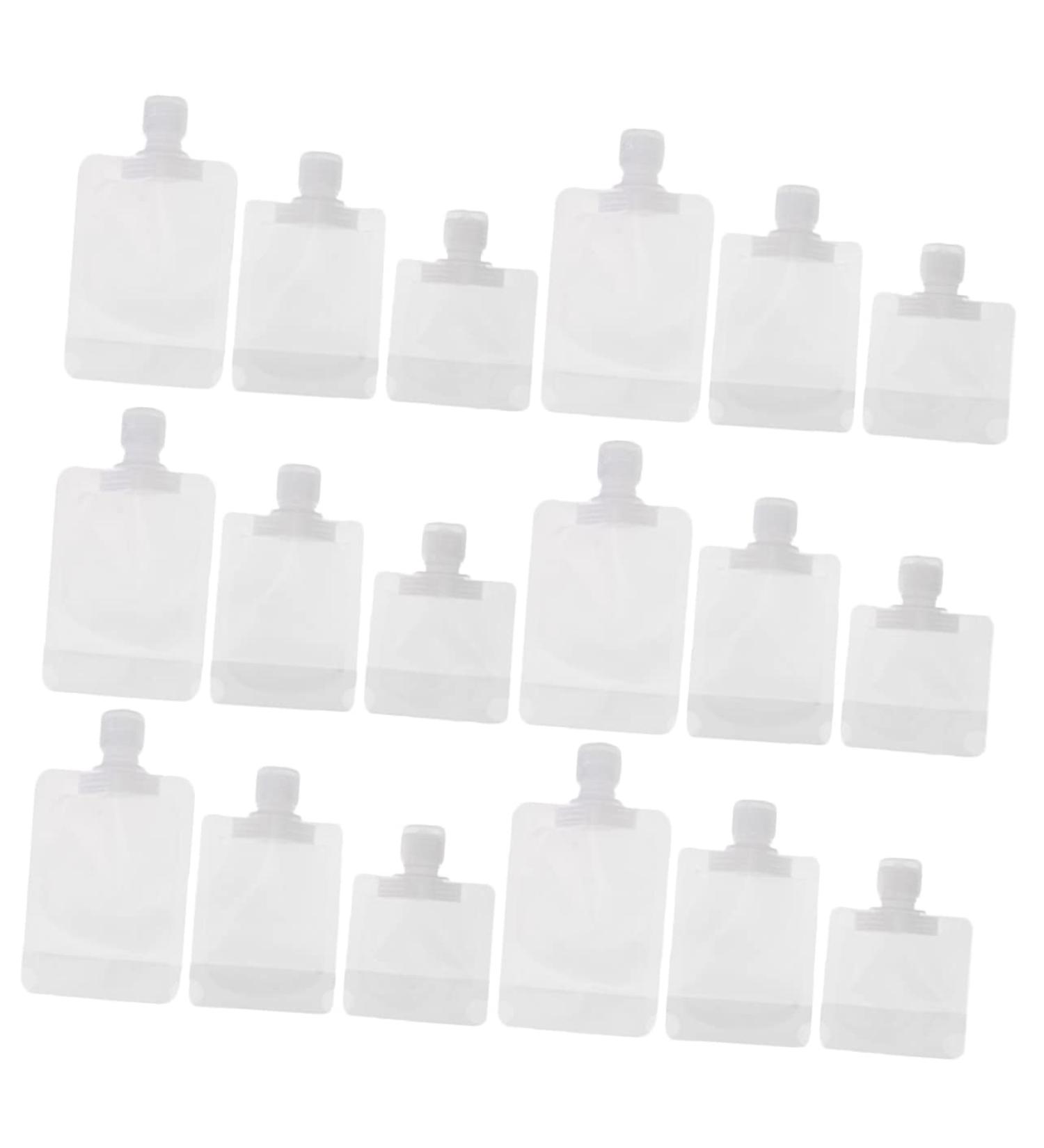 minkissy 1 Set Flap Lotion Bag Shampoo Container Portable Spout Pouch Travel Size Container Travel Toiletries Travel Pouches for Toiletries Liquid Square The Pet Clamshell Dispenser - Buy Online on GoSupps.com