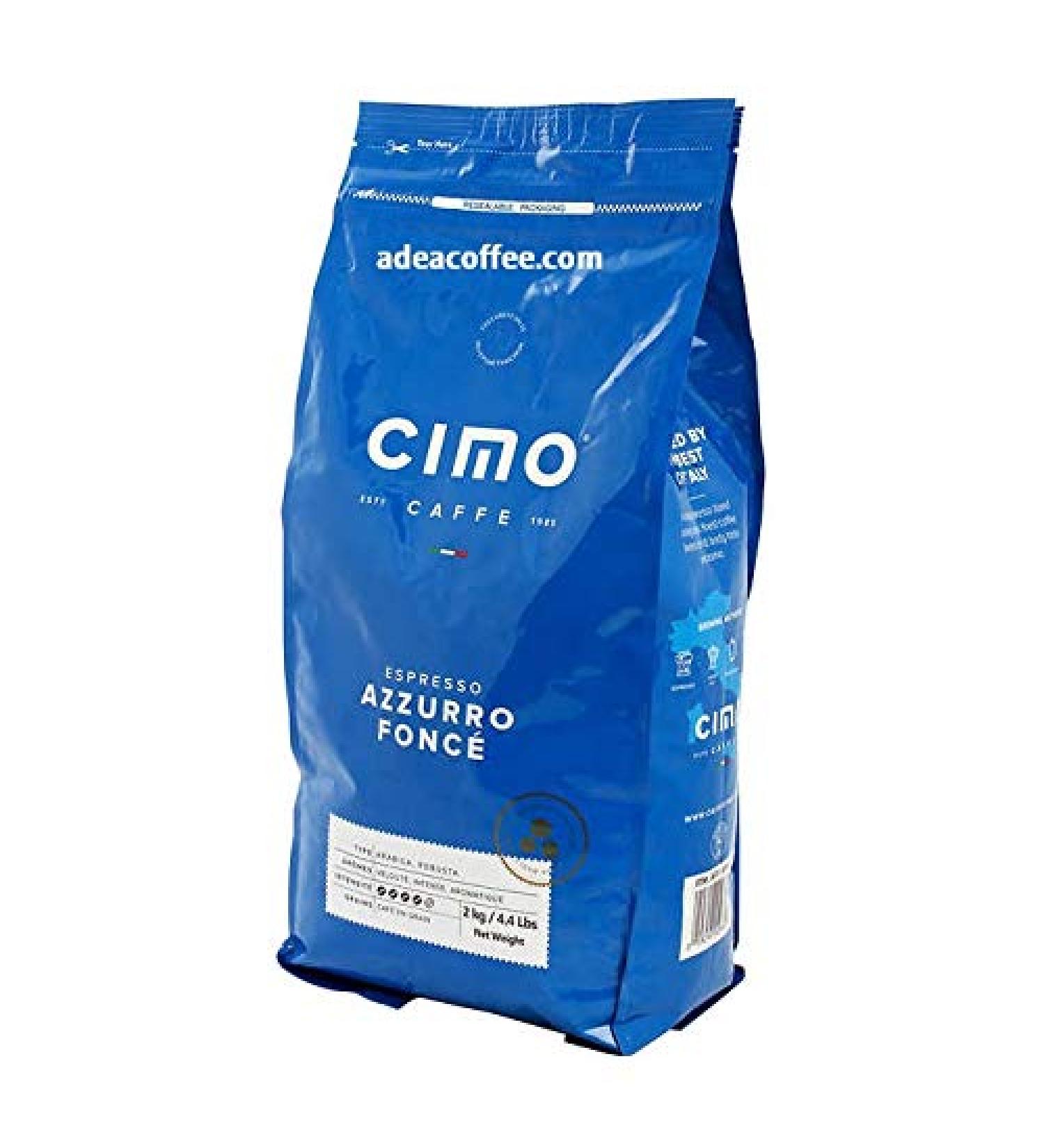 Cimo Espresso Azzuro Dark Coffee Beans 2 kg / 4.4 lb