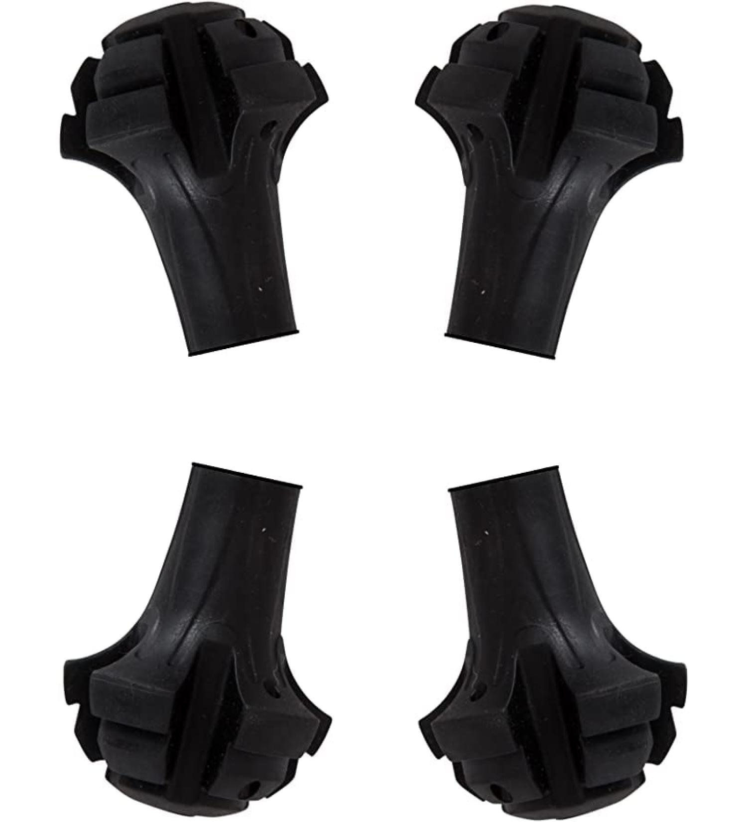 Extra Durable Rubber Replacement Tips for Trekking Poles - 4 Pack - Buy Online on GoSupps.com