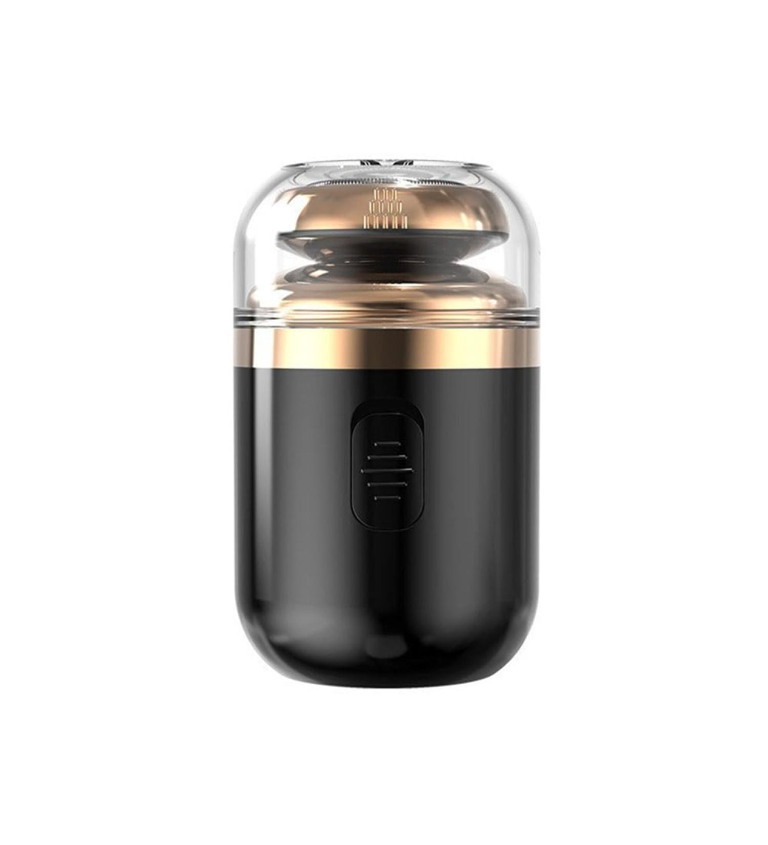 Mini Electric Travel Shaver for Men | Rechargeable Portable & Washable Rotary Razor - Close Shave Beard Trimmer (Black - Buy Online on GoSupps.com