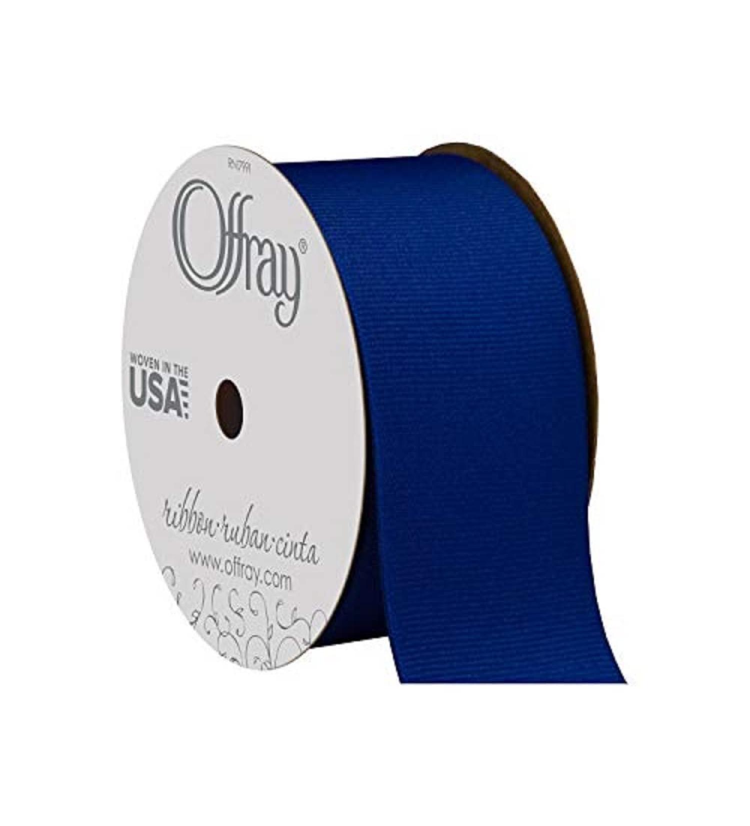 Offray 67284 Grosgrain Ribbon - 1.5 x 12ft - Century Blue - Buy Online on GoSupps.com