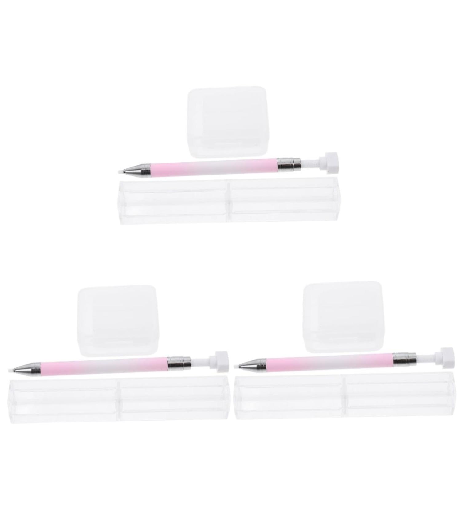 FRCOLOR 3 Sets Nail Art Drill Pen Manicure Nail Pen Nail Dotting Pen Nail Polish Pens Diamond Picking Pen Nail Art Painting Tools Nail Art Point Pen Striping Liner Brush Manicure Tool Abs - Buy Online on GoSupps.com