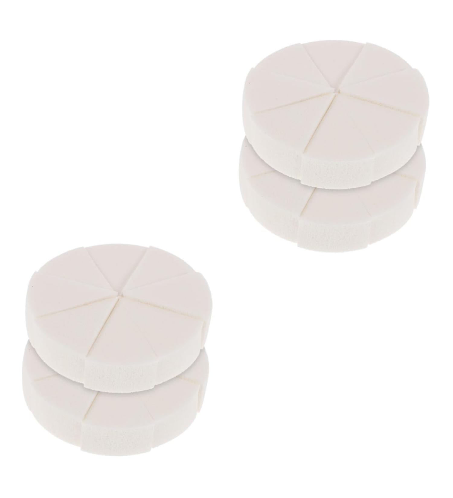 MAGICLULU 4 Sets Triangular Sponge Puff Under Eye Patches Triangle Cosmetic Sponges Concealer Sponge Esponjas Para Maquillaje Makeup Puffs Cosmetic Wedge White Cosmetics Mini Miss - Buy Online on GoSupps.com