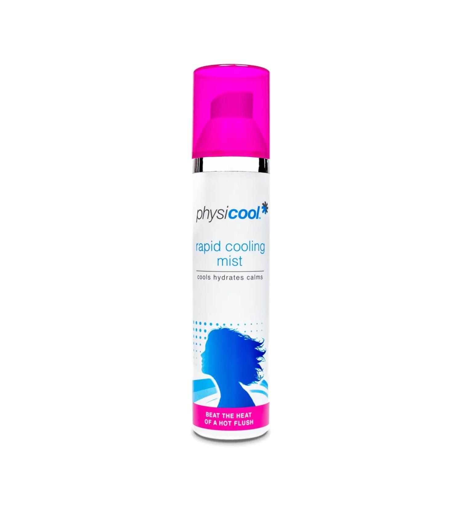 Physicool Menopause Cooling Mist 125mL Bottle Rapidly Reduce Redness & Heat from a Hot Flush Cools Hydrates Calms Can be Applied Over Make-up - Buy Online on GoSupps.com