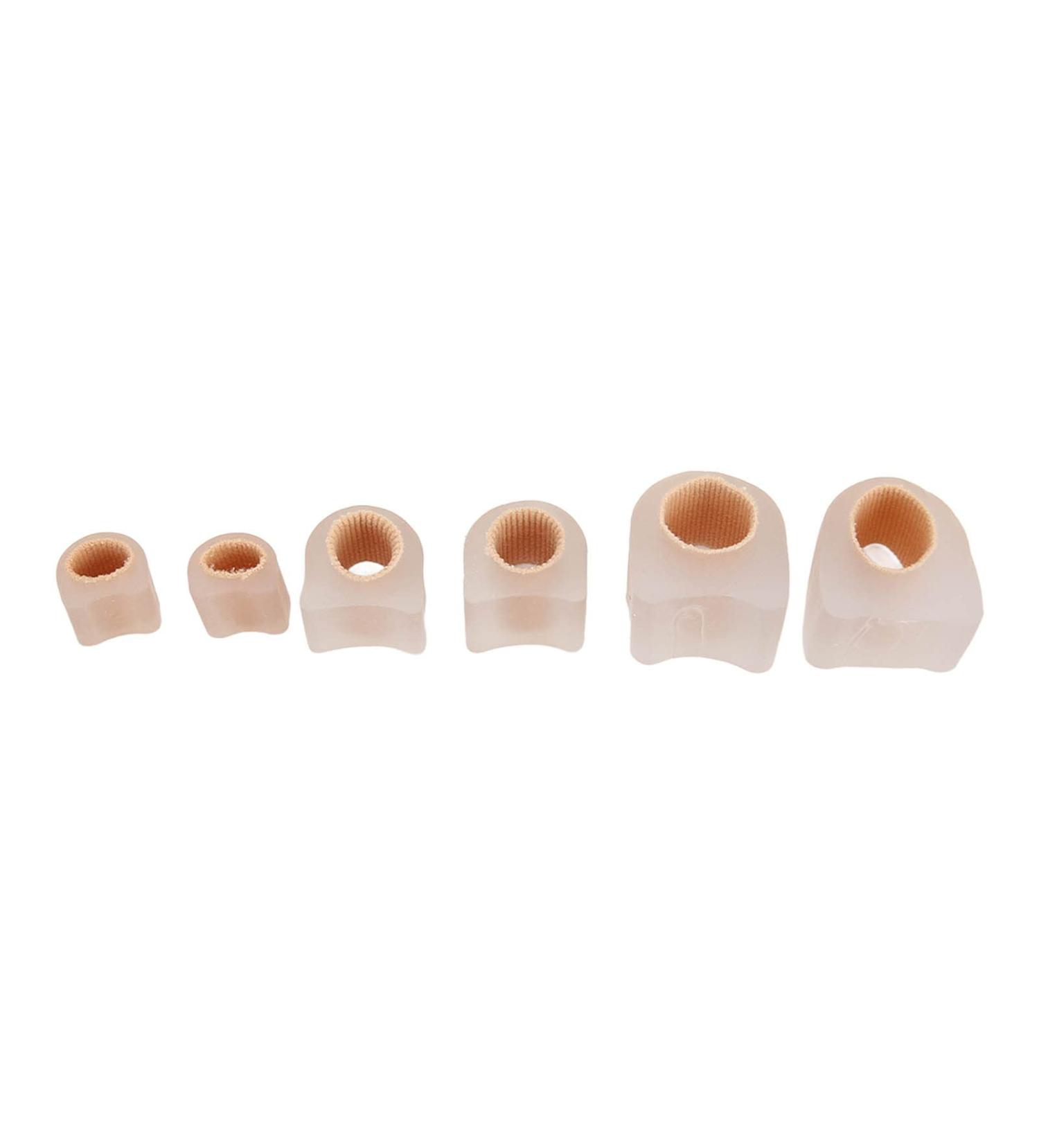 Comfortable Toe Corrector Spacer for Bunions - 3 Pair Set, Prevent Friction & Overlapping Toes, Ring Sleeve Design - Nail Problems Relief - Buy Online on GoSupps.com