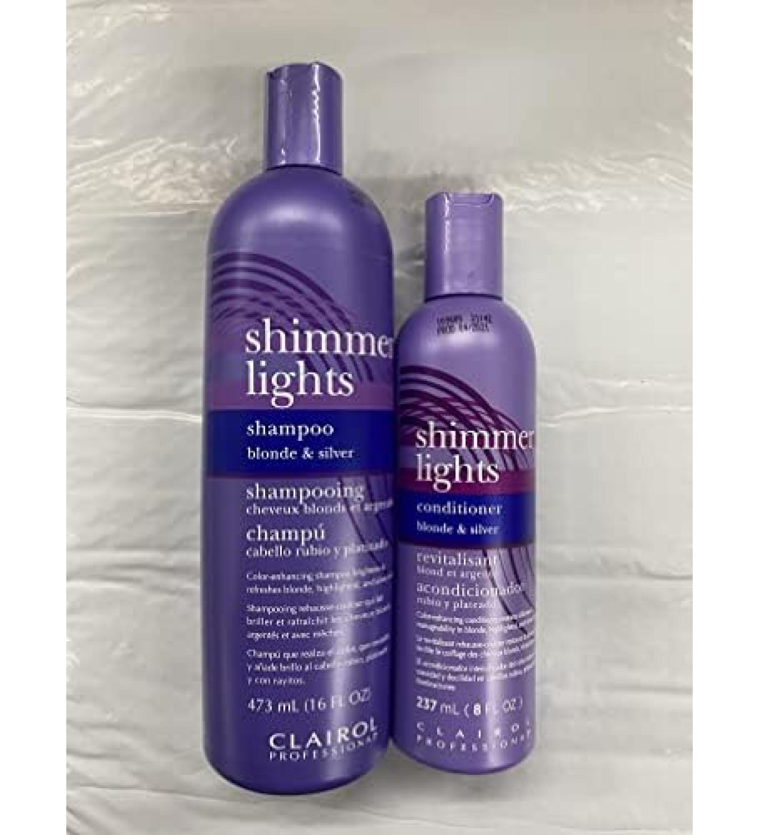 Shimmer Lights Purple Shampoo 16.9oz & Conditioner 8.5oz DUO