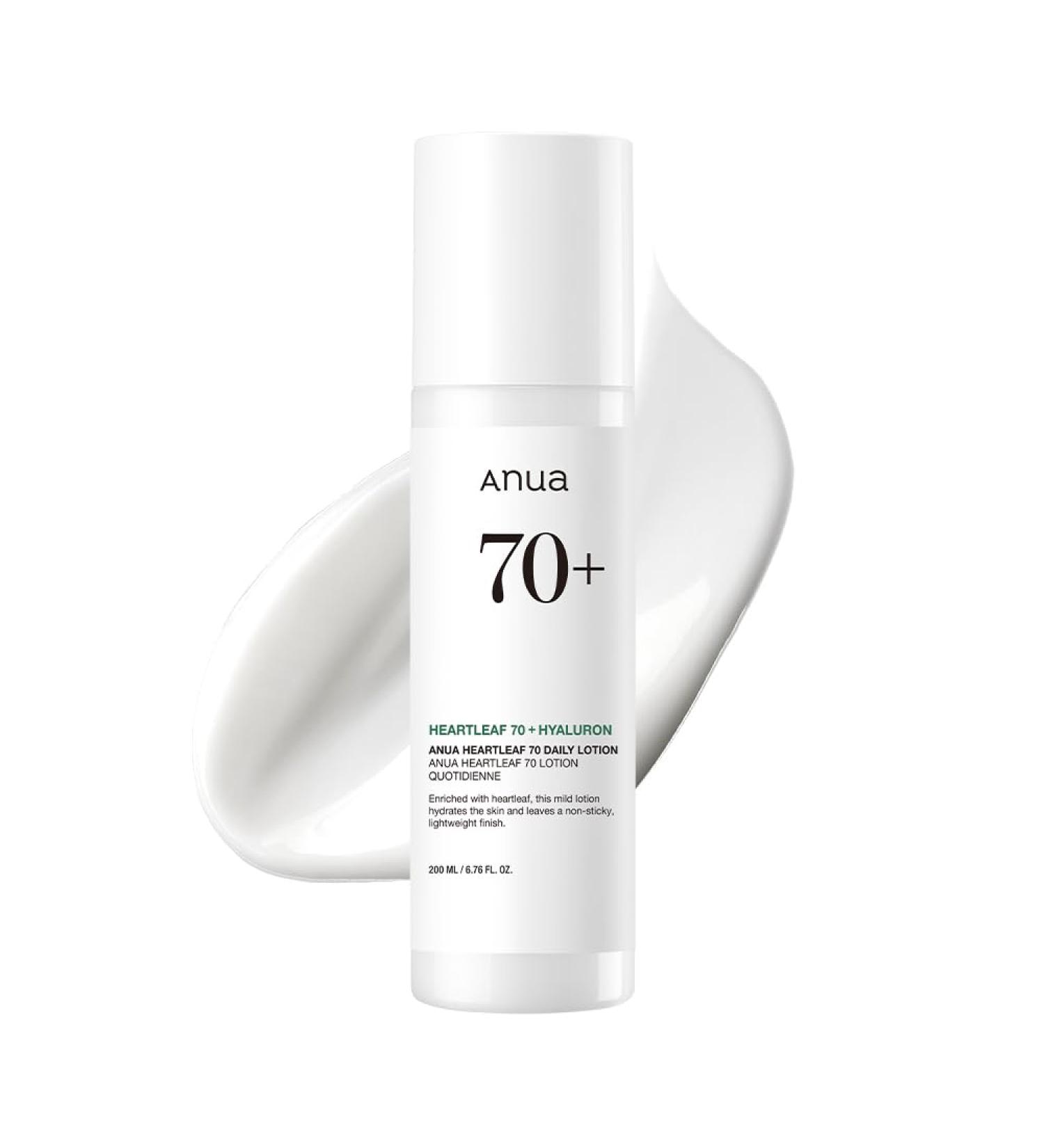 ANUA Lotion Quotidienne Heartleaf Hydratant Pour Le Visage L'Acide Hyaluronique Pour Peaux Sensibles L g re 200 Ml/6 76 Oz Liq. - Buy Online on GoSupps.com