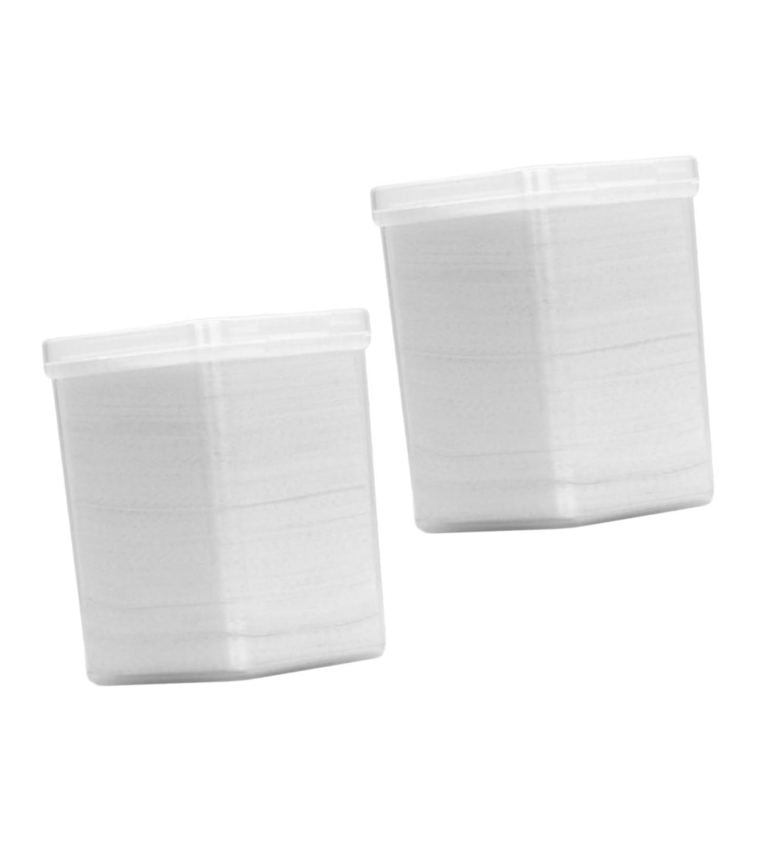 Ipetboom 2 Boxes Cleaning Pads Janitorial Supplies Nail Polish Removers Lash Remover Nail Art Gel Nail Cleansing Pad Cleansing Wipes Glue Wiper Extension Glue Eyelash White Non-woven Fabric - Buy Online on GoSupps.com