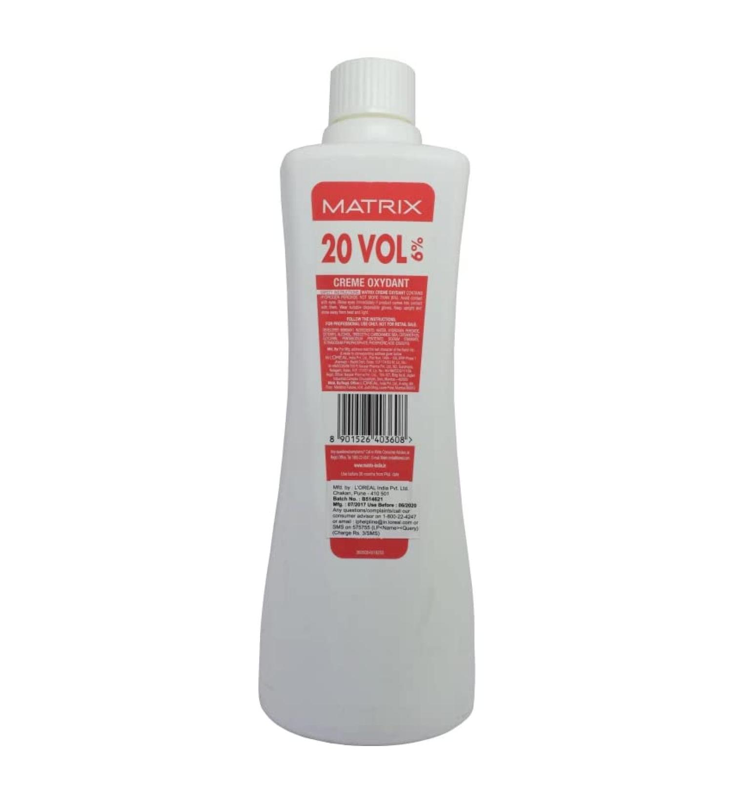 Matrix 20 Vol 6% Cream Developer Oxydant 1ltr