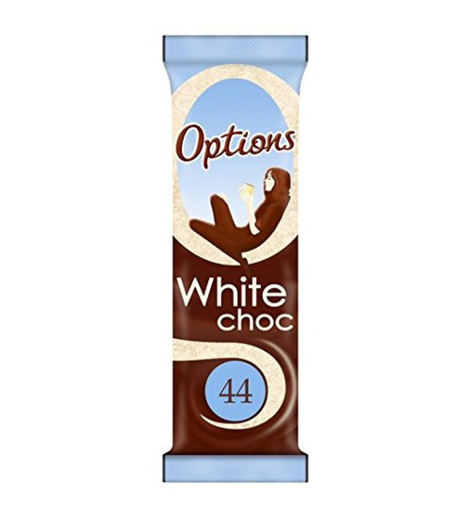 Options Options White chocolate Bag 11 g