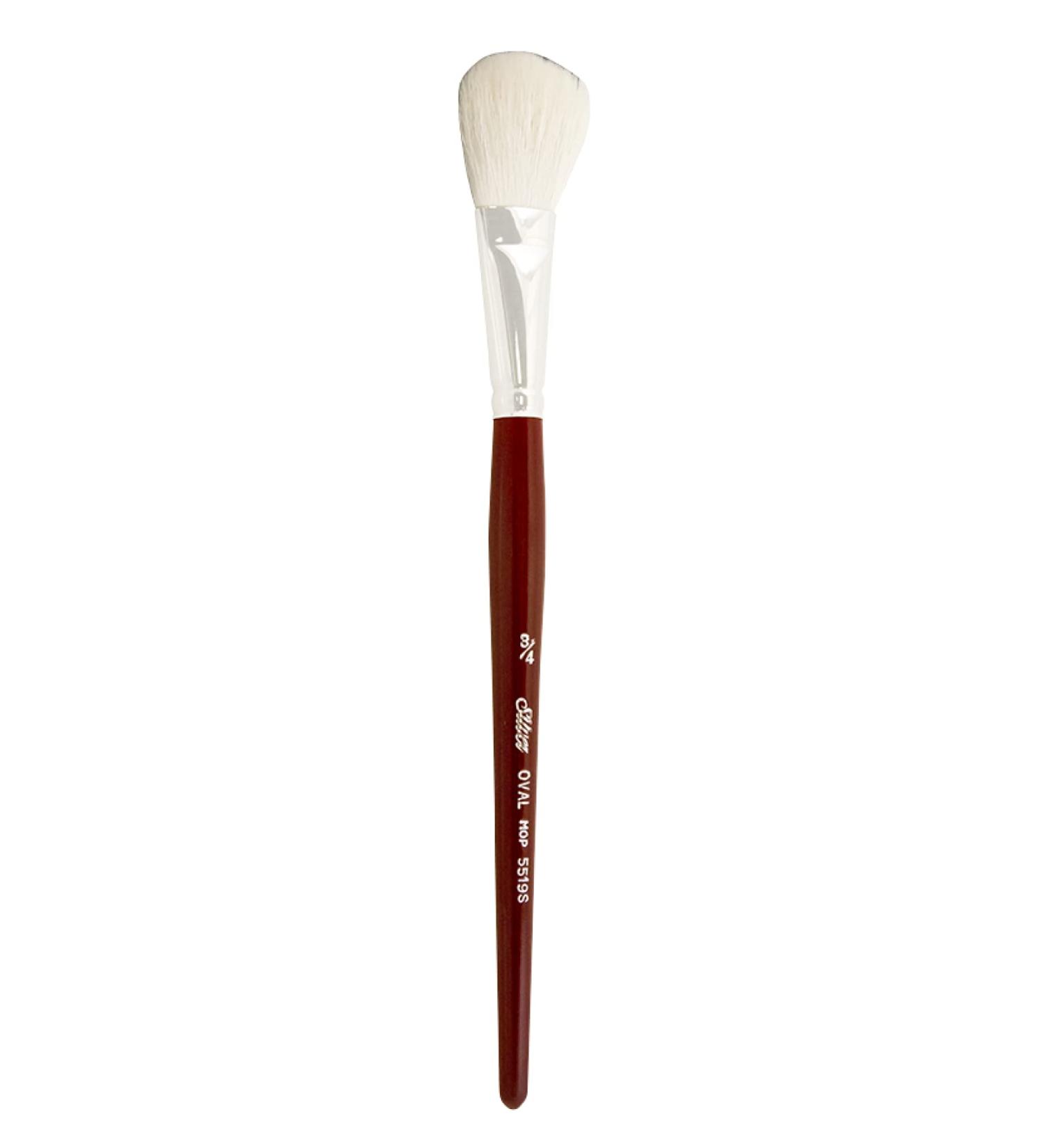 Silver Brush Limited 5519S Silver Mop Oval Brush - Short Handle Size 3/4 - Buy Online on GoSupps.com