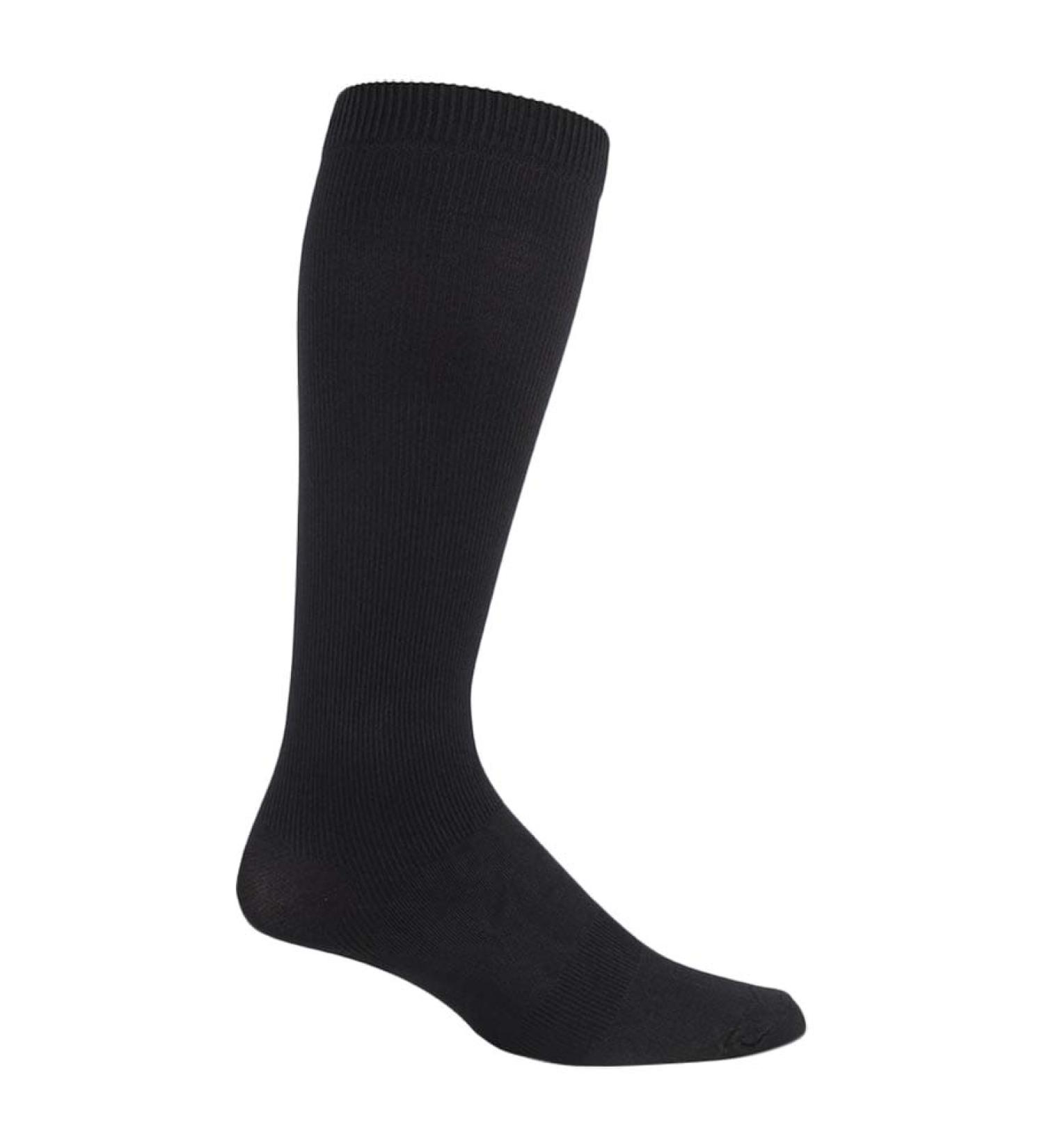 IOMI Men's Long Compression Flight Travel Socks - Thrombosis Support Stockings (Size 46 Black) | Best for International Shipping - Buy Online on GoSupps.com
