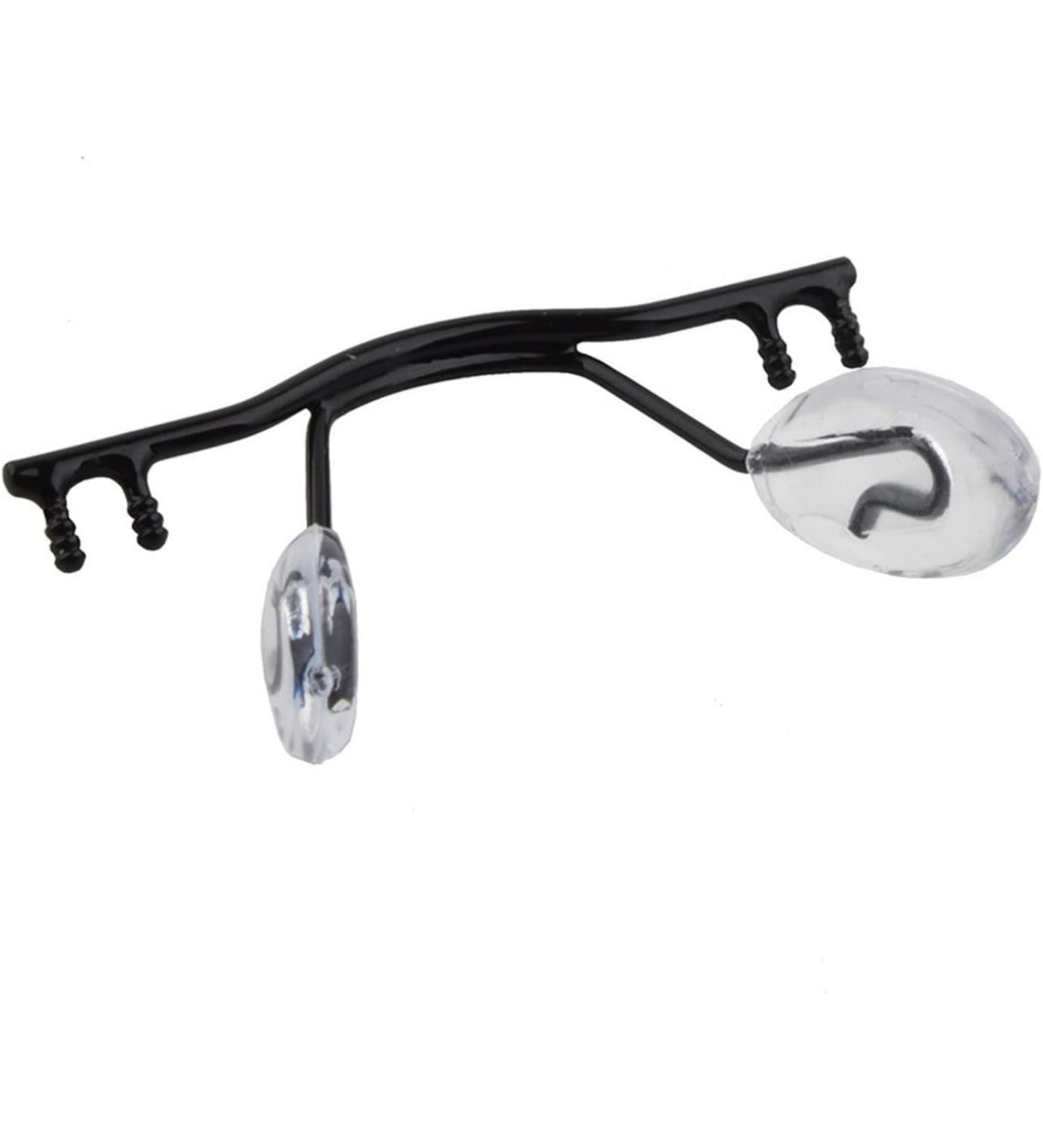 Mayabi Metal Replacement Nose Bridge - 10-Pack Glasses Bridge Accessories with Nasal Cushion - Edgeless Frame in Gold & Black - Buy Online on GoSupps.com