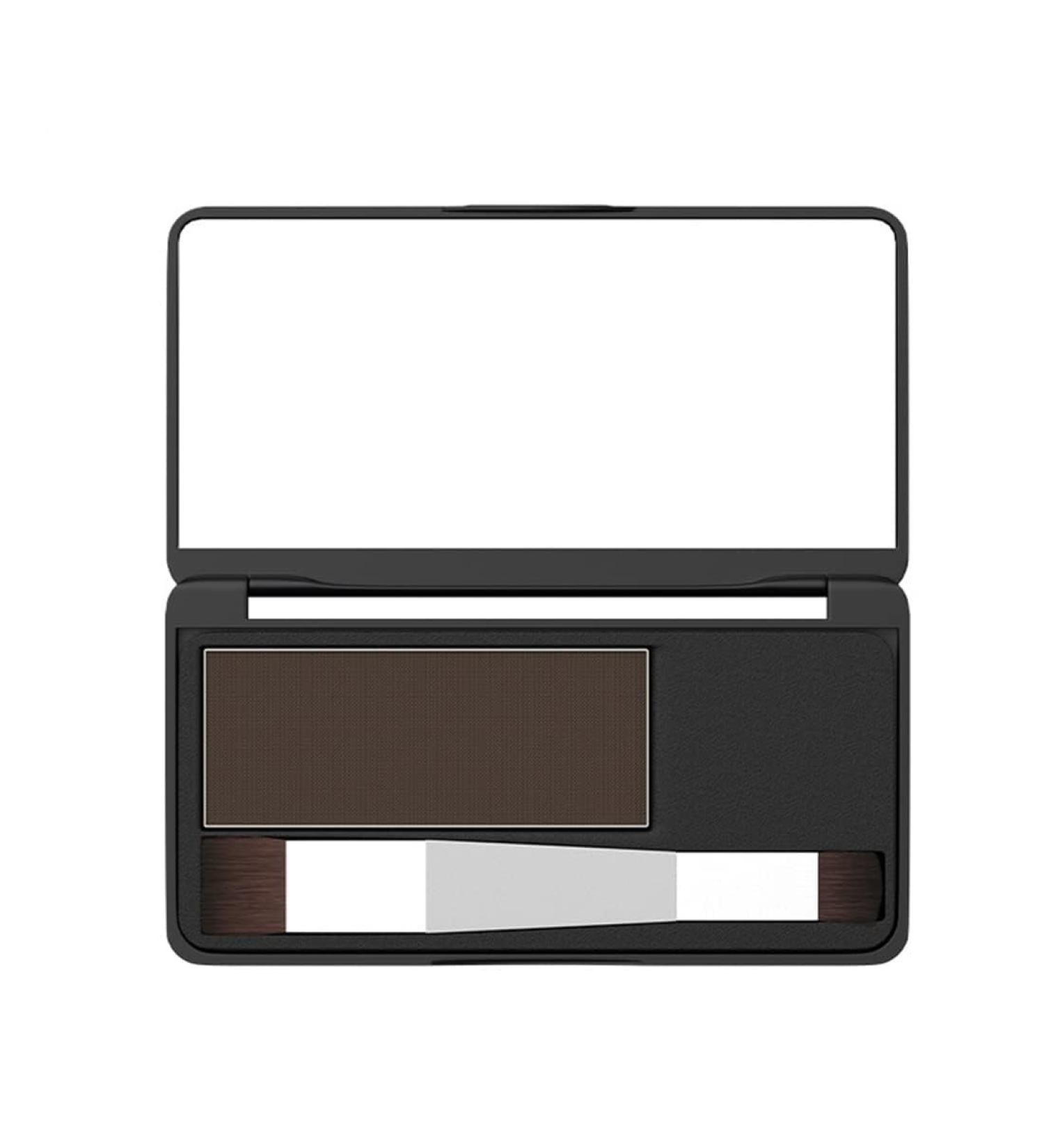 PRMGLOBAL Voulumon Root Touch Up Powder - Hairline Shadow Powder - Instantly Cover Grays -Sweatproof with Brush- Hair Root Cover UP Powder for Loss Thin Hair Bald Spots for Women & Men (Medium Brown) - Buy Online on GoSupps.com