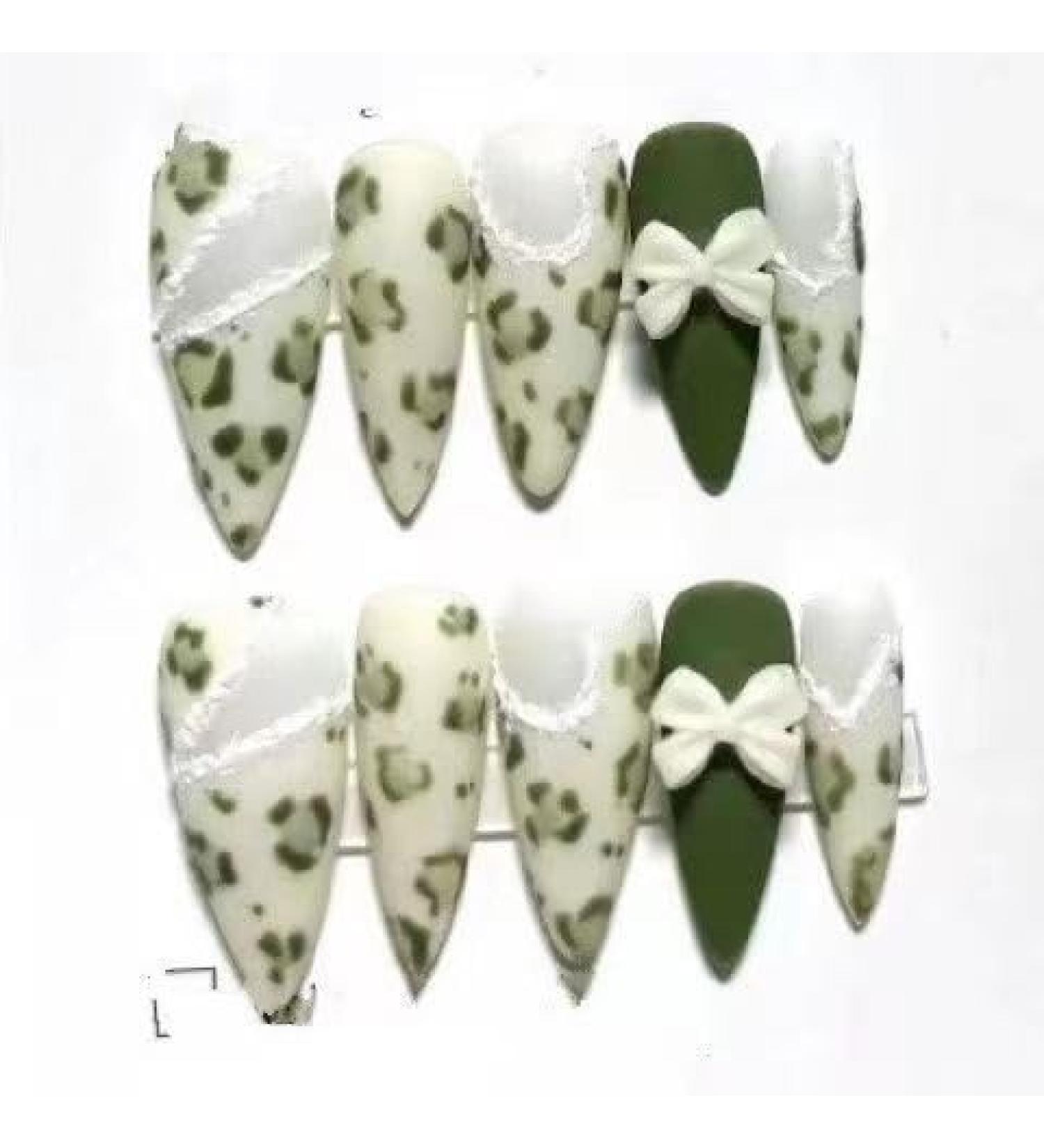 Temperament Enhancement Nail Patch Wearing Fake Nails Patch Hand-Customized Finished Nail Art Online Celebrity Nail Art Detachable Pregnant Woman (10-Piece Package). (Size : S) Small