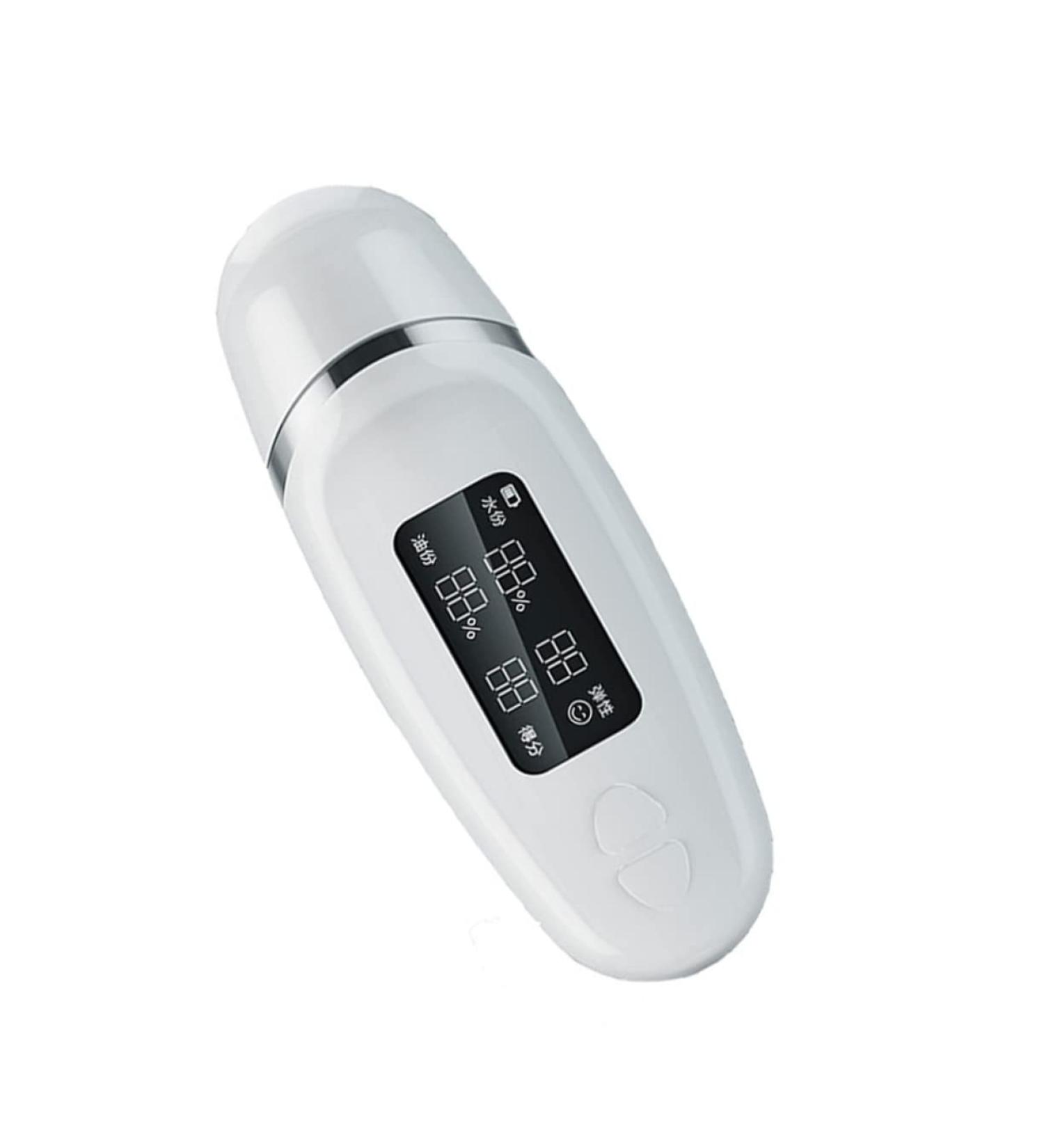 Angoily 1 Set Skin Moisture Test Portable Monitor Professional Oil Tester Humidity Meter Skin Analyser Digital Facial Moisture Meter Intelligent Moisture Tester Beauty Salon Supply White - Buy Online on GoSupps.com