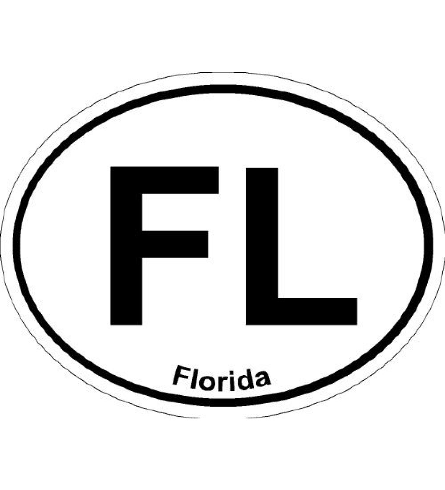 Oval (Florida) State Bumper Sticker