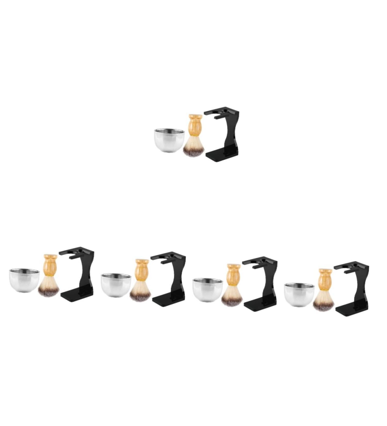FRCOLOR Shaving Set - 5-Piece Portable Shave Brush Hair Clipper & Cream for Men | International Shipping Available - Buy Online on GoSupps.com