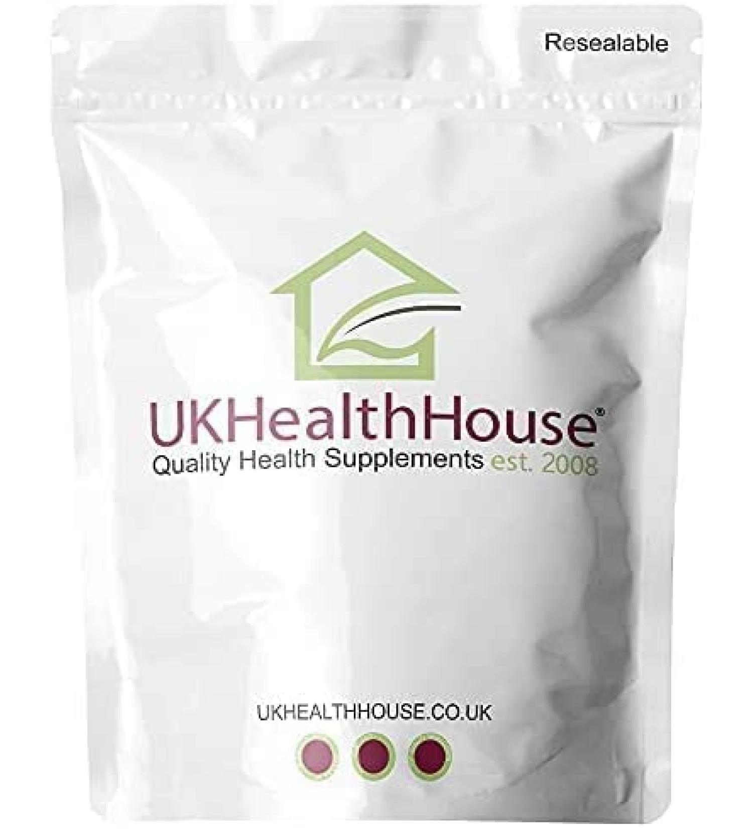 UKHealthHouse 100% Pure Taurine Powder - Energy & Muscle Pump Support (500g) - Buy Online on GoSupps.com