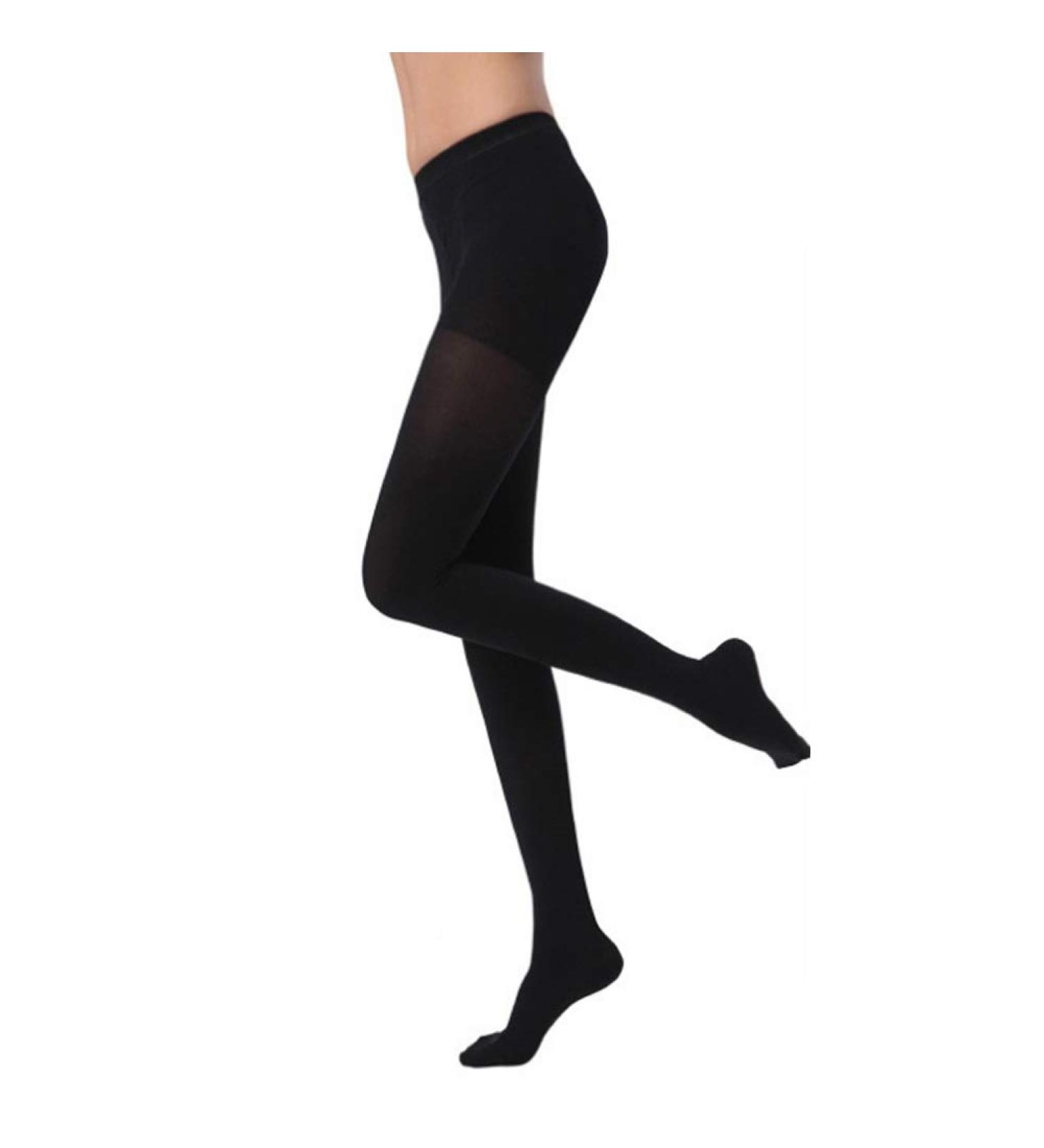 Solomi Thigh High Compression Stockings - Medium Black for Pain Relief | 4 Sizes Available | International Shipping - Buy Online on GoSupps.com