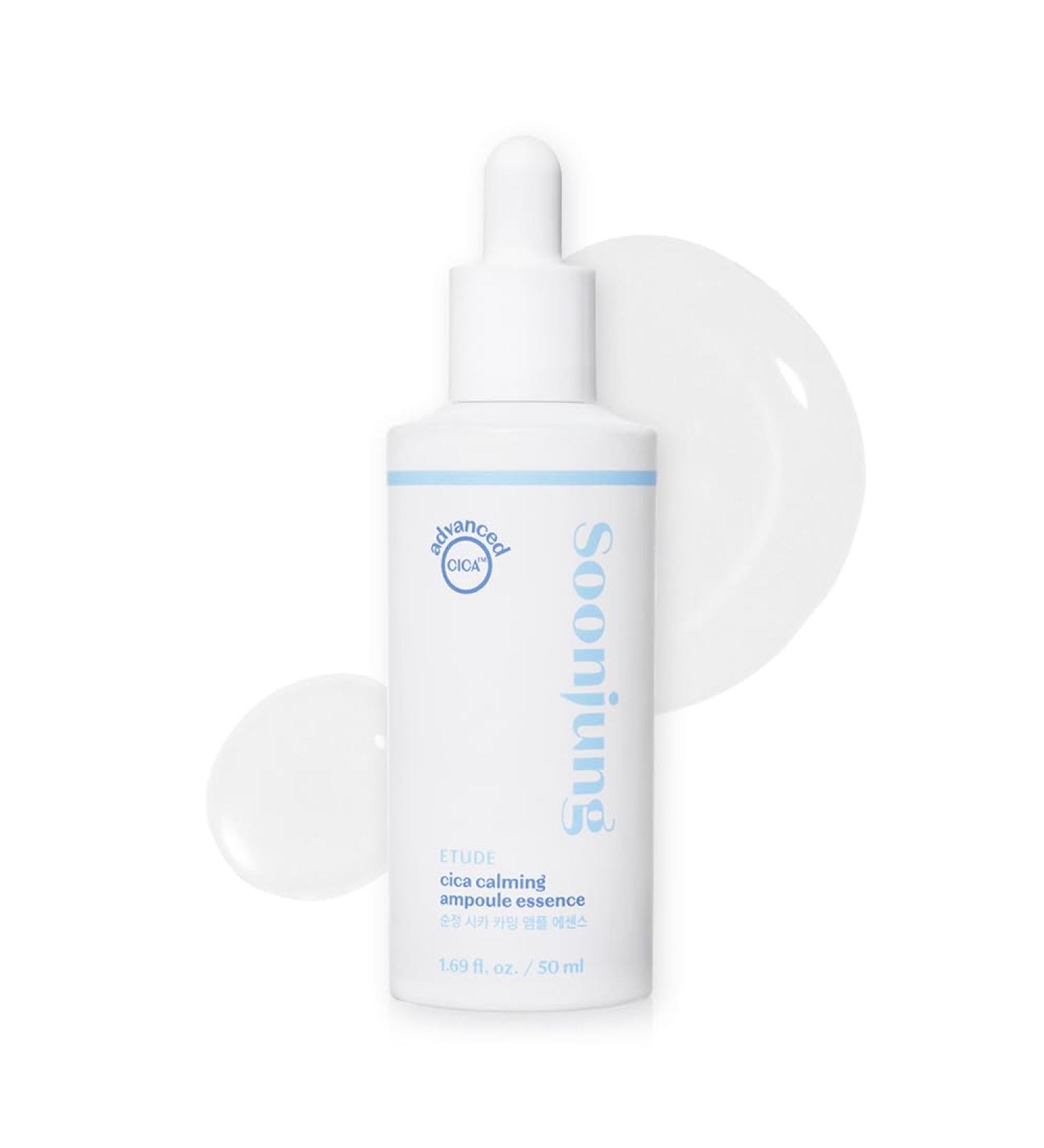 ETUDE SoonJung Cica Calming Ampoule Essence 50ml - Intensive Hydrating & Soothing for Sensitive Skin | Korean Skin Care - International Shipping Available - Buy Online on GoSupps.com