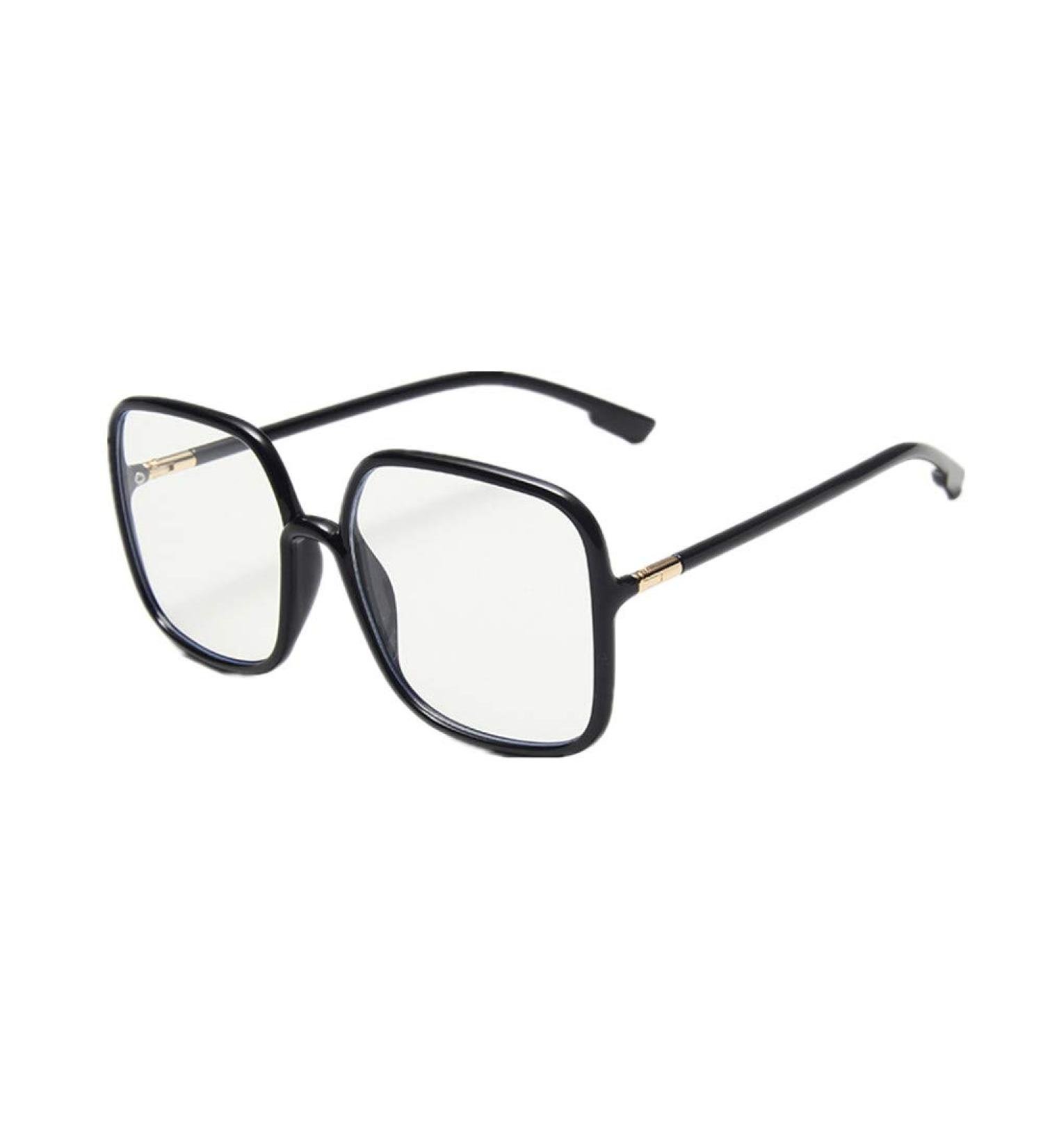 Shiratori Women's Retro Blue Light Blocking Glasses | Big Frame Nerd Eyewear | Anti Blue Ray Computer & Gaming Glasses - Buy Online on GoSupps.com