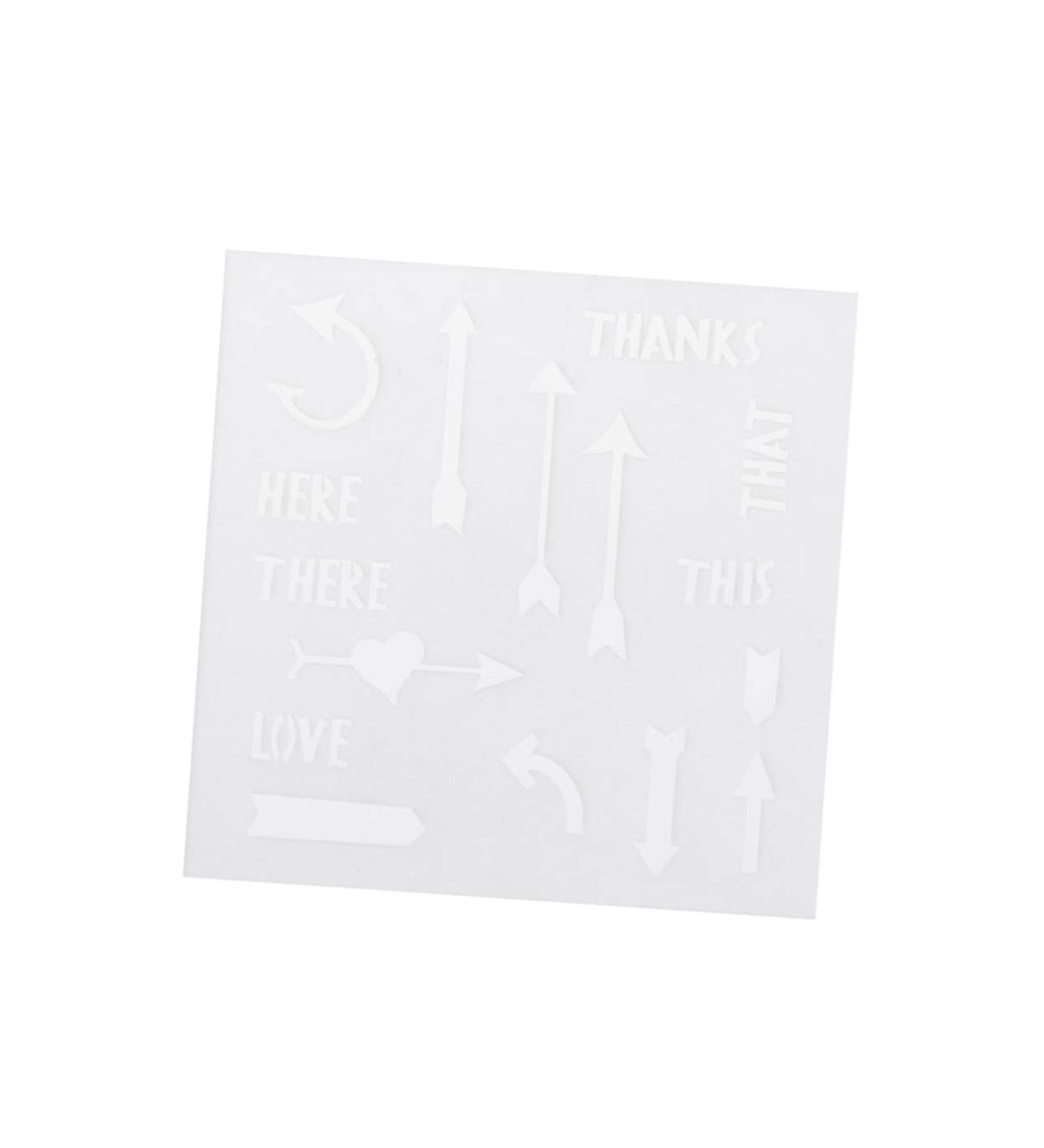 Zerodeko Cake Stencil 1 Pc Fondant Template Bakery Tools DIY Mould Printing Mold Cake Cake Stencils - Buy Online on GoSupps.com