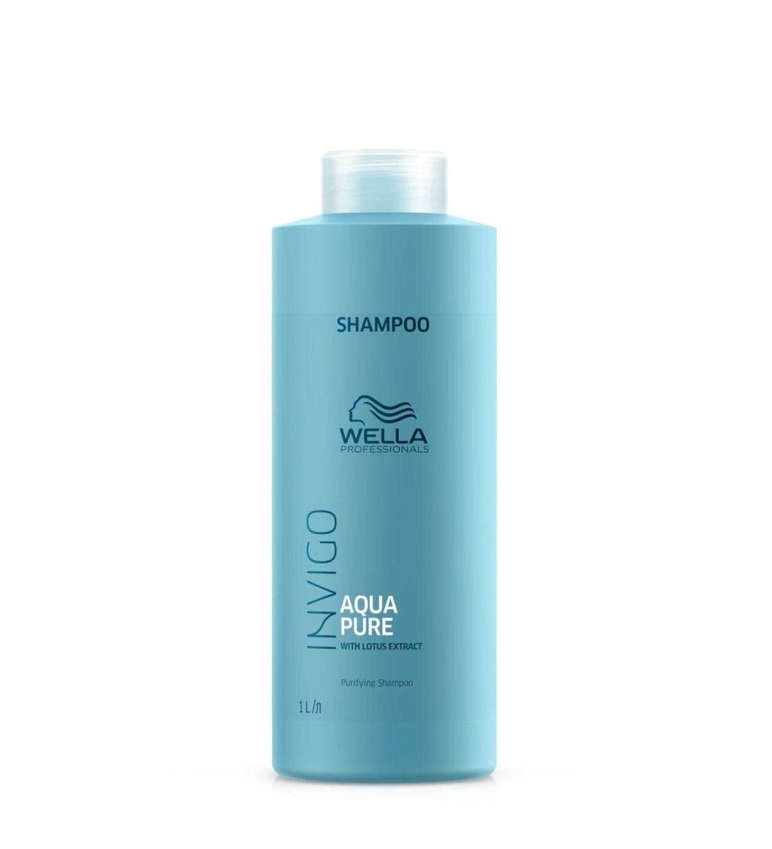 Wella Professionals Aqua Pure Balance Purifying Shampoo for all hair types 1L