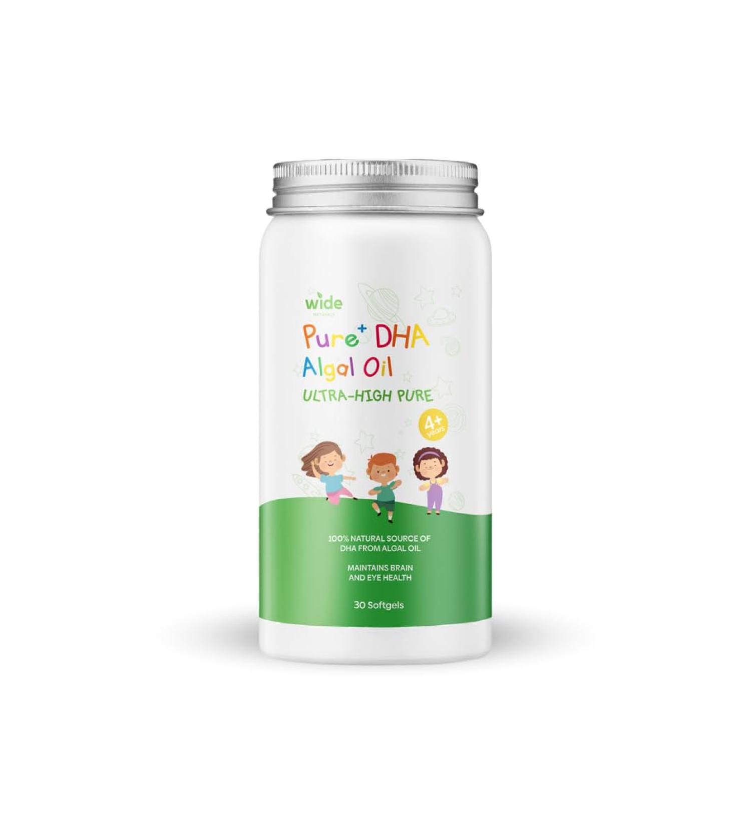 WIDE Naturals Algal Oil Kids 30 Softgels - Buy Online on GoSupps.com