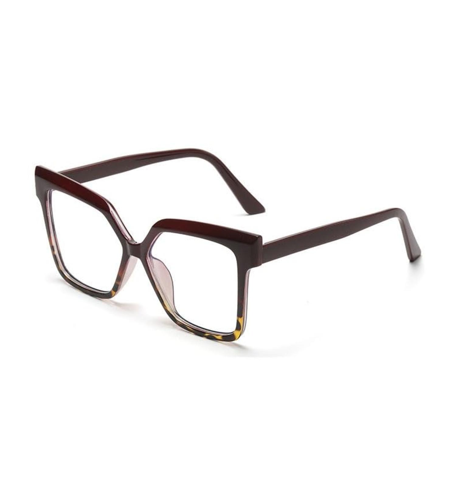 Fuqinqingoz Oversized Anti-Blue Light Reading Glasses +350 - Clear View Flat Light Mirror Glasses (C1) - Perfect for Computer Use - Buy Online on GoSupps.com