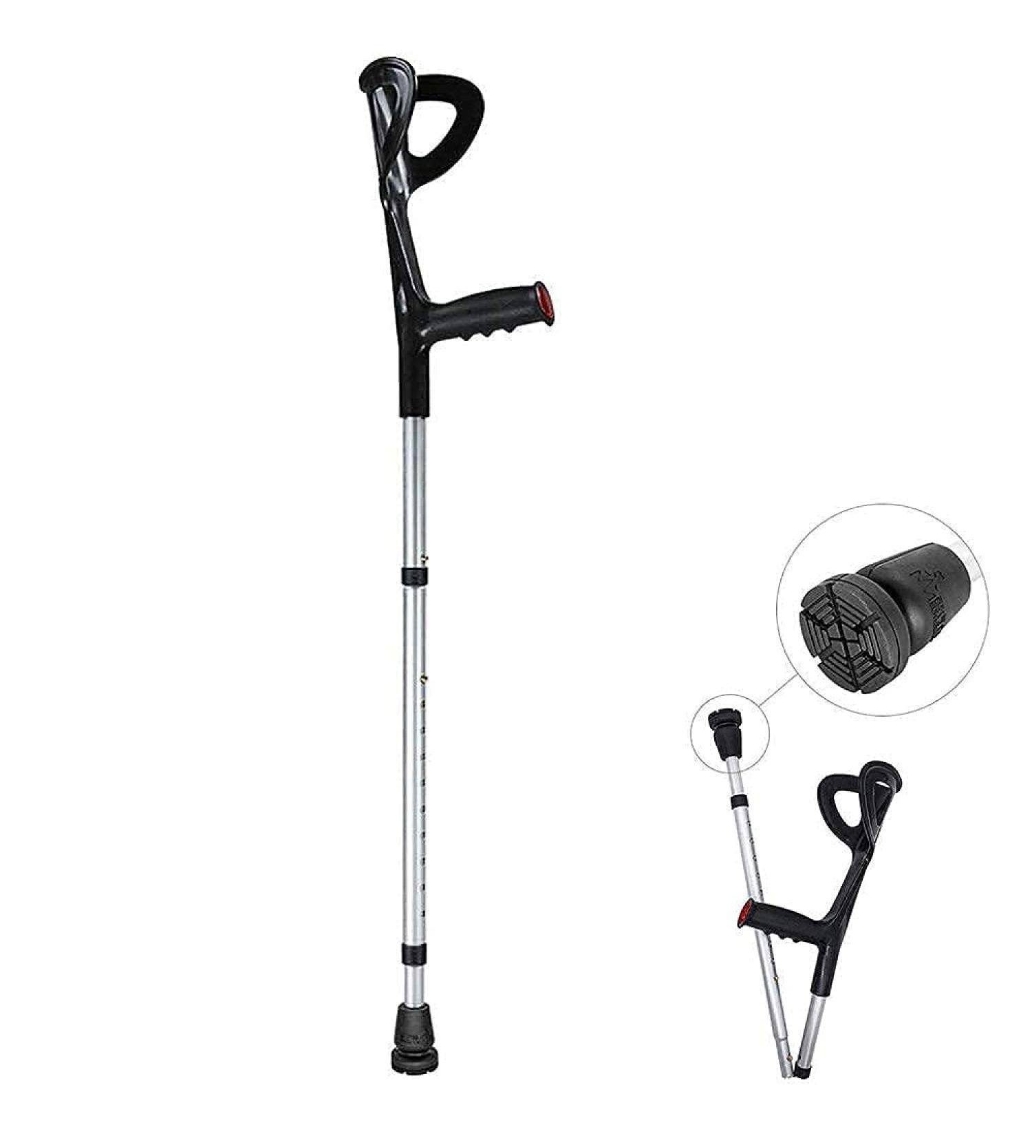 Elbow Collapsible Cane Aluminum Foldable Non-Slip Travel Arm Type Crutches Fracture For Seniors Disabled Postoperative Rehabilitation Adjustable ight Ergonomic Handles 1Pcs Family Warm life Selfless - Buy Online on GoSupps.com