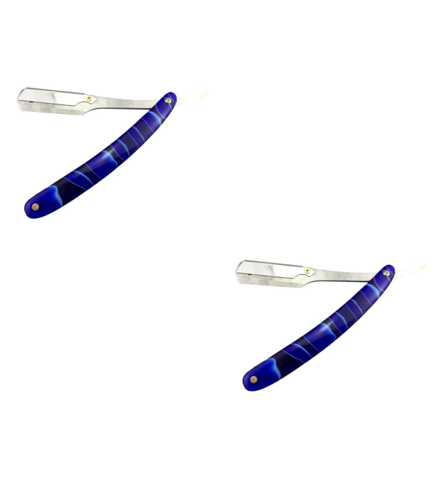 Frcolor Men's Razor Set - 2-Piece Straight Hair Shapers for Smooth Shaving | Safe Hand Razor for Men - Buy Online on GoSupps.com