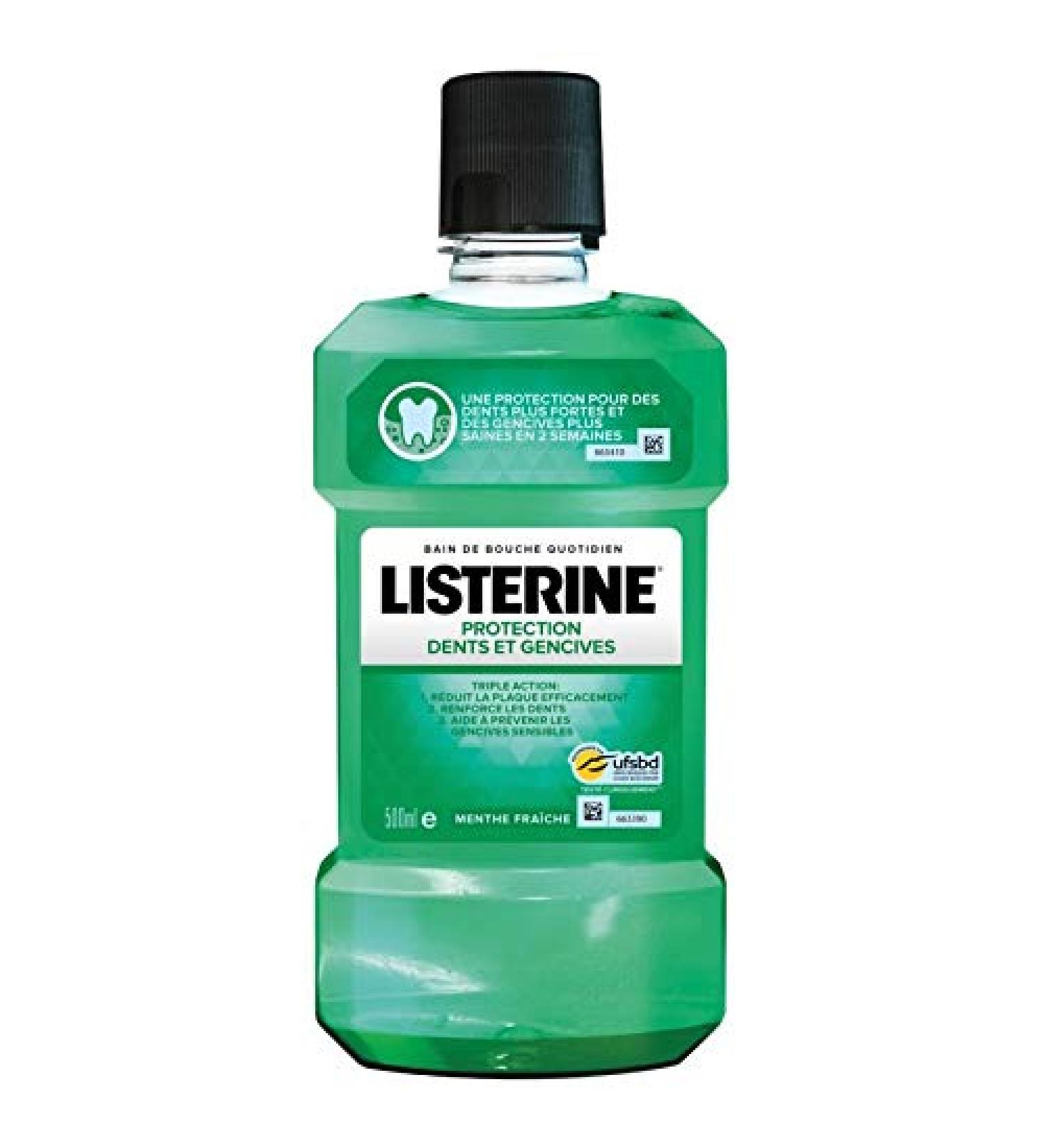 LISTERINE - Mouthwash Protects Teeth and Gums 500Ml - Pack of 3 - Buy Online on GoSupps.com