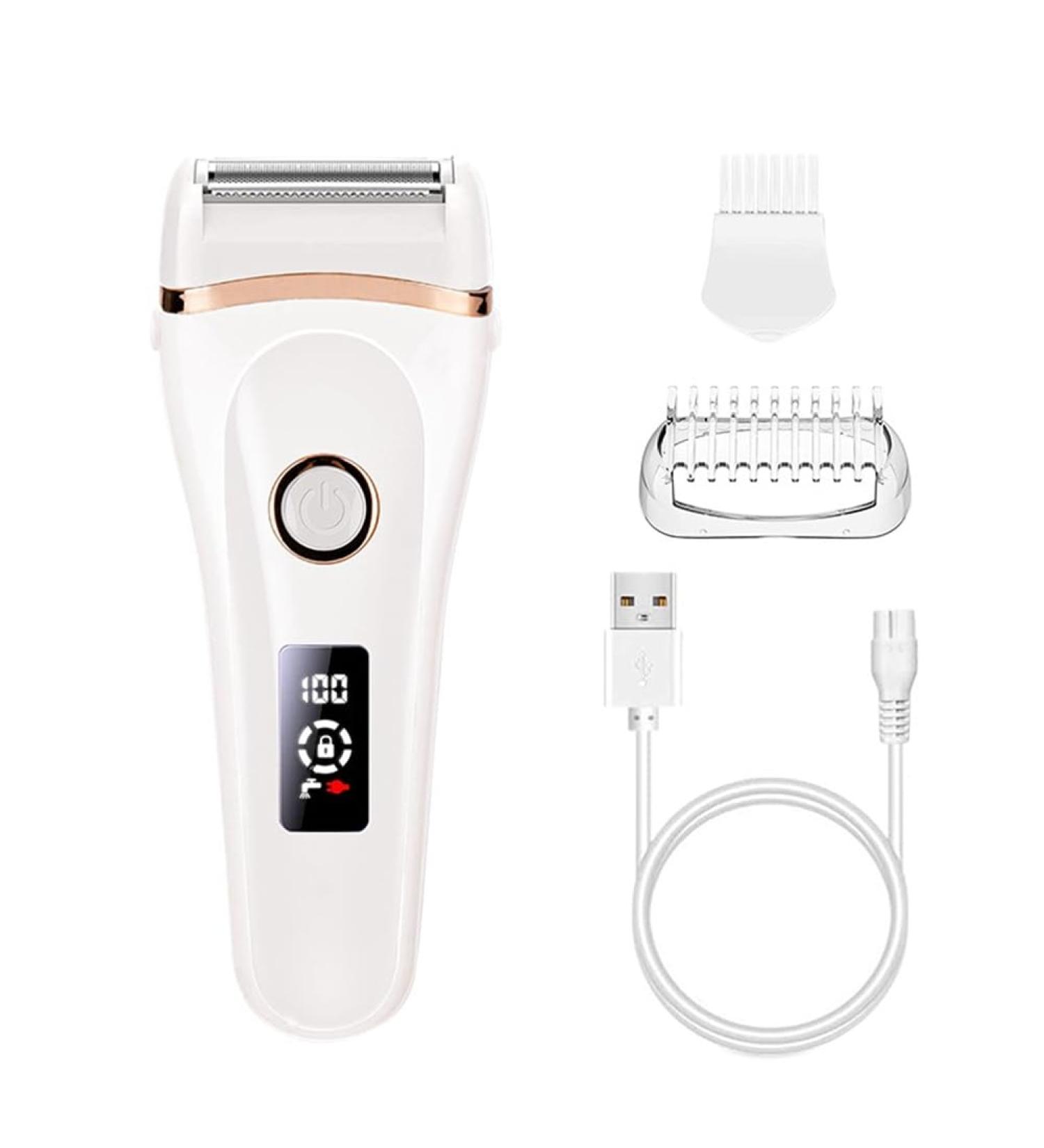 Xptieeck Women's Shaver - Waterproof LCD Display Wet & Dry Use | Perfect for Whole Body Grooming - Buy Online on GoSupps.com