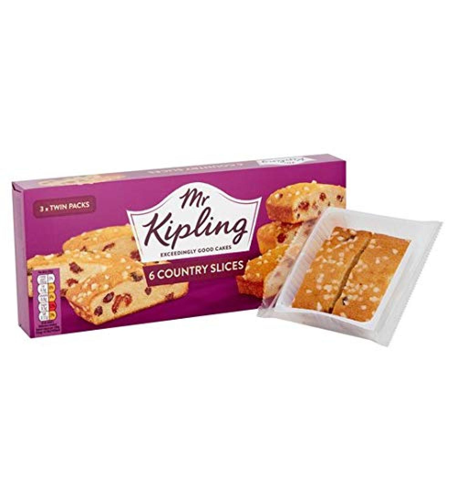 Mr Kipling Lot de 3 paquets de 6 tranches
